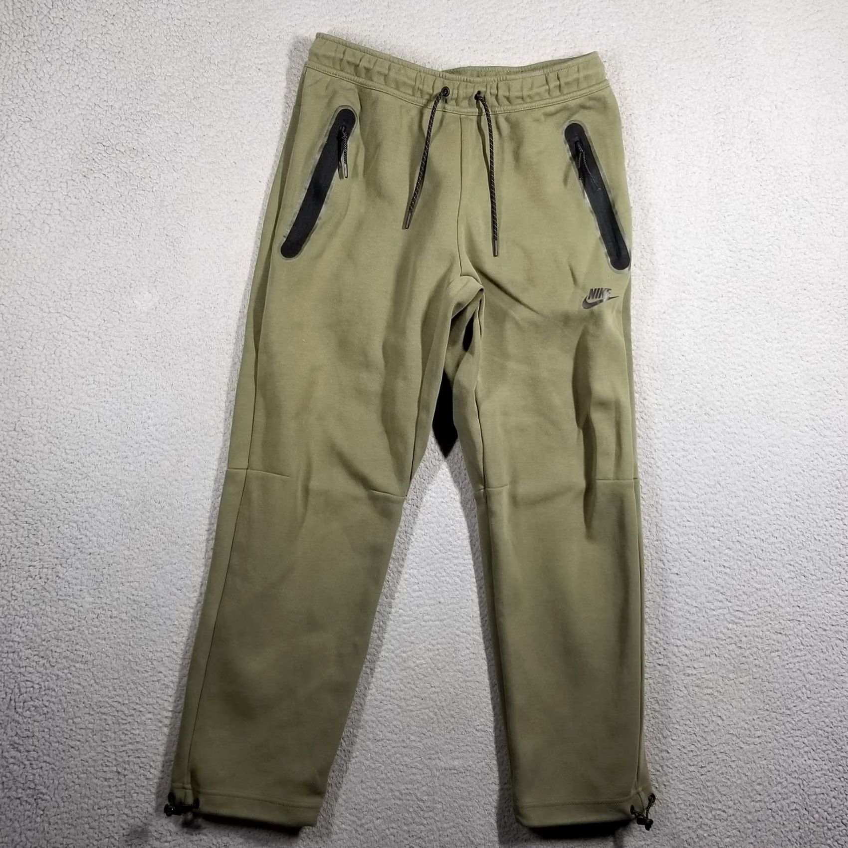 Nike Nike Tech Fleece Jogger Pants Mens Adult Medium Olive Green DQ4312-222 Sportswear Running & Jogging, Gym & Training Pants with Pockets Size US 31 - 2 Thumbnail