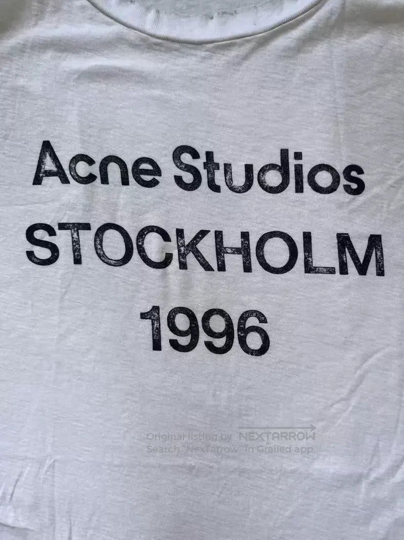 Acne Studios Acne Studios 1996 Series Logo Loose Retro Spray Printed Cr Size US XS / EU 42 / 0 - 3 Thumbnail