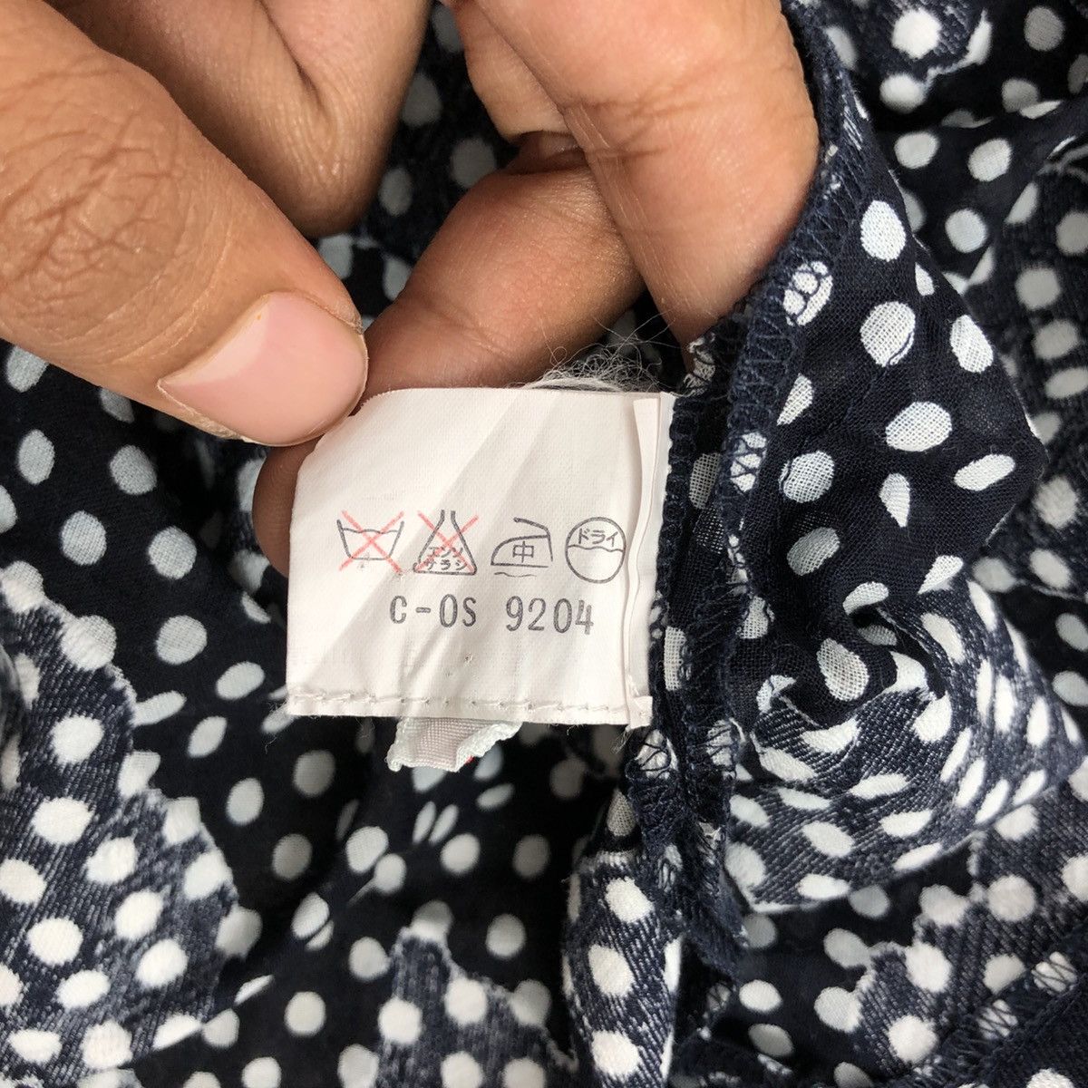 Givenchy × Vintage Vintage Givenchy Nouvelle Boutique Polkadot Button Up Shirt Size M / US 6-8 / IT 42-44 - 8 Thumbnail