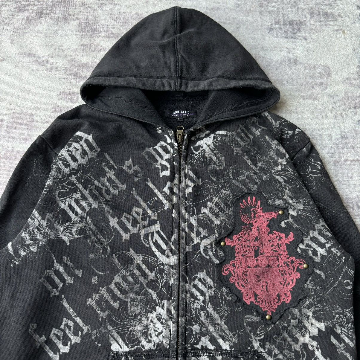 If Six Was Nine × Le Grande Bleu (L.G.B.) × Tornado Mart In The Attic Affliction Punk Hoodie Size US M / EU 48-50 / 2 - 3 Thumbnail