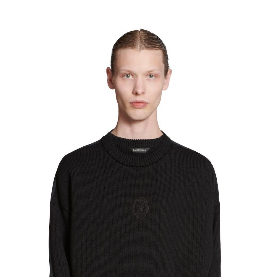 Balenciaga o1la1rc1a0226 Political Campaign Hybrid Sweater In Black Size US XL / EU 56 / 4 - 3 Thumbnail