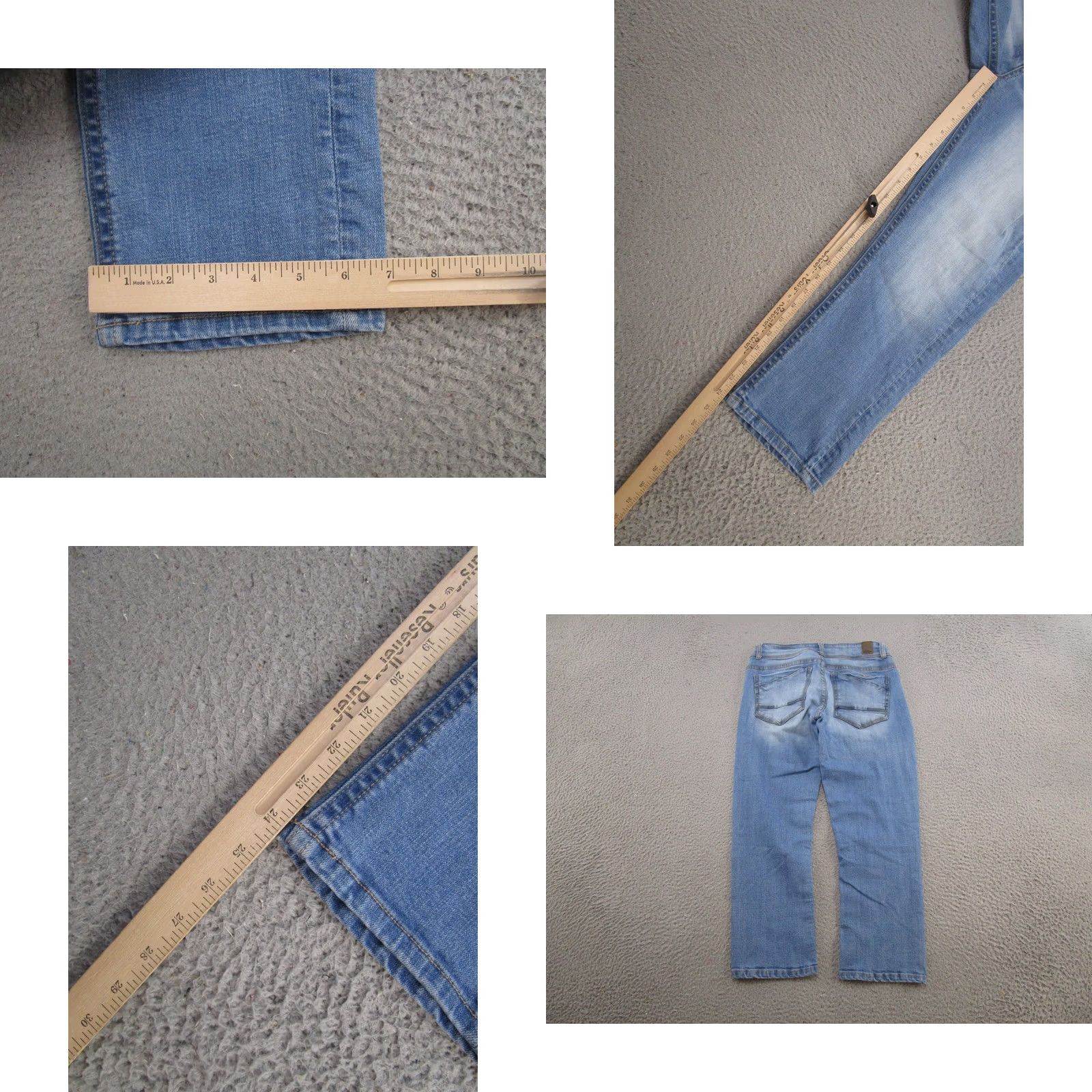 Vintage BKE Buckle Jeans Slim Denim Blue 5-Pocket Regular Size 29 Women Stretch Vintage: No Shirt? Size 29" - 8 Thumbnail