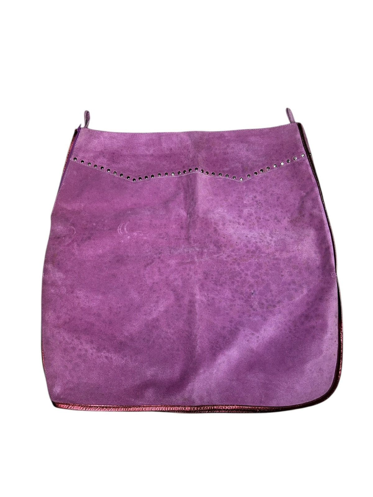 Miu Miu Suede Skirt Size 27" / US 4 / IT 40 - 2 Thumbnail