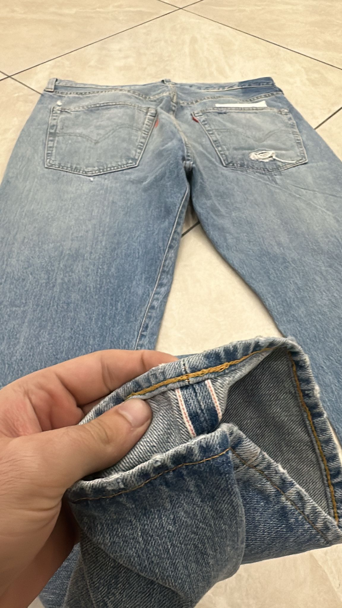 Levi's Vintage Clothing LVC Levi's Vintage Clothing 1947 501XX BigE Selvedge Jeans Size US 38 / EU 54 - 4 Thumbnail