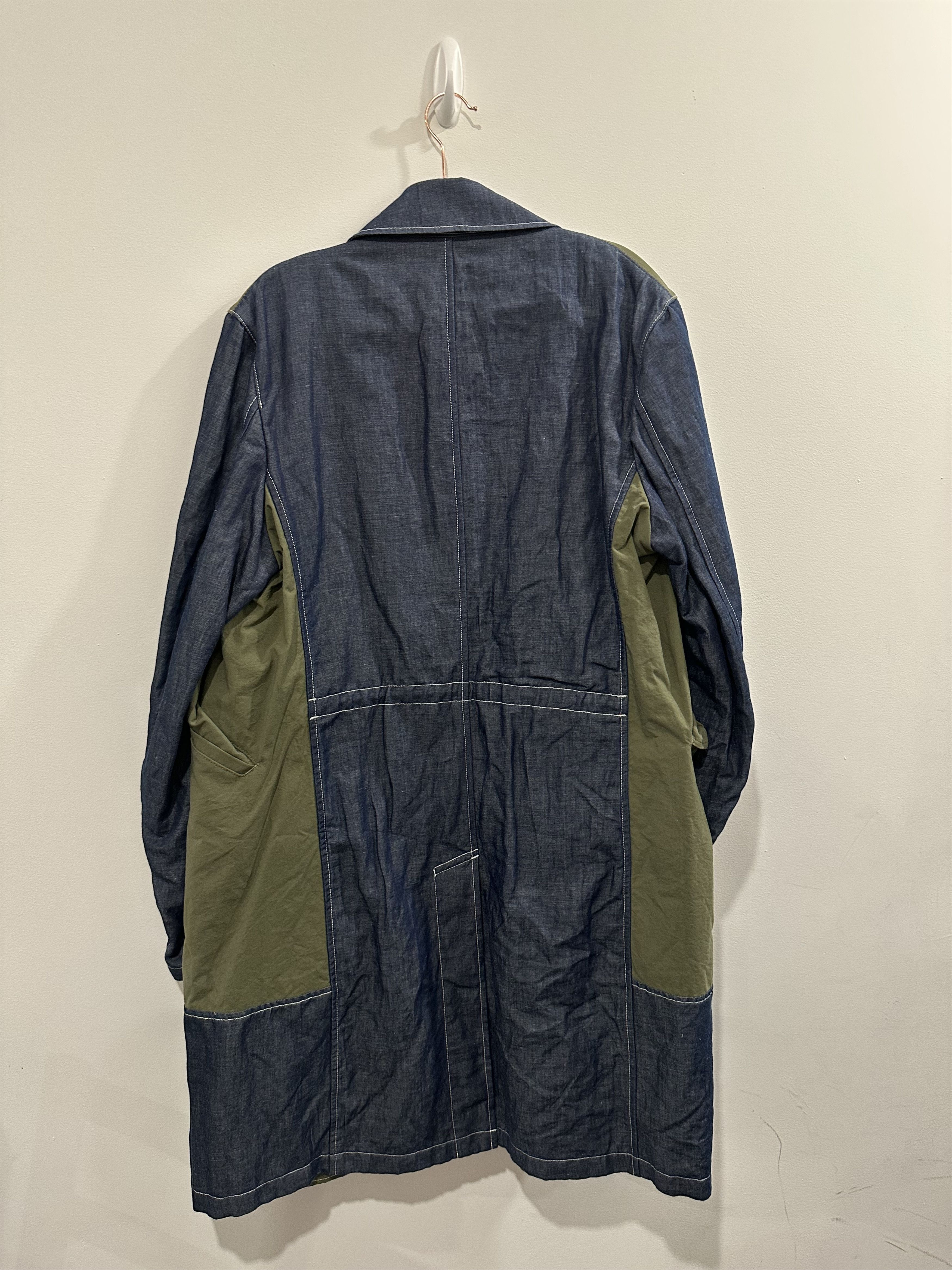 Junya Watanabe SS20 Nylon Denim Coat Size US L / EU 52-54 / 3 - 3 Thumbnail