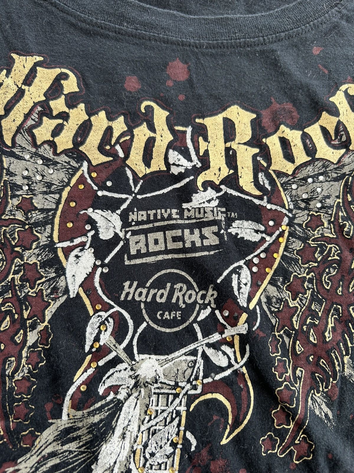 Hard Rock Cafe Hard Rock Black Tee Vintage Size S / US 4 / IT 40 - 5 Thumbnail