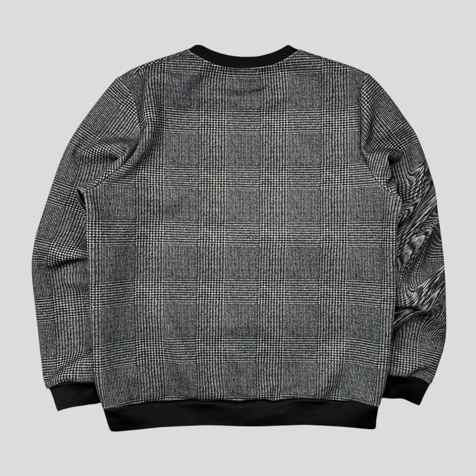 Iceberg Iceberg 3D Glitch Print “Tweed” Sweatshirt Crewneck - L/XL Size US XL / EU 56 / 4 - 2 Thumbnail