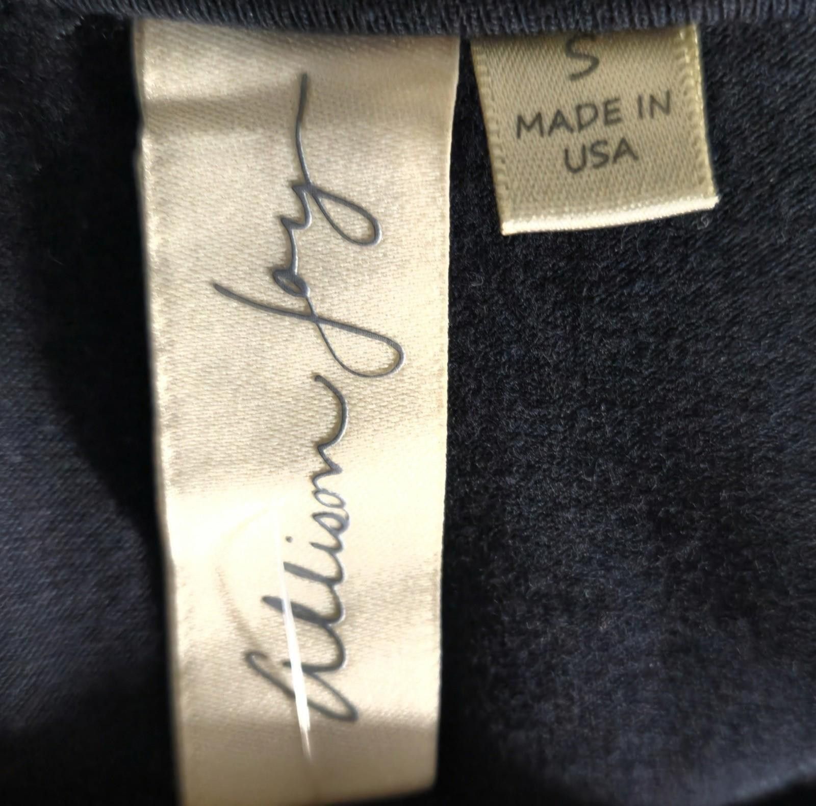 Other Allison Joy Rosie Scrunch Dress Black NWT Evereve Ruched Size S / US 4 / IT 40 - 2 Thumbnail