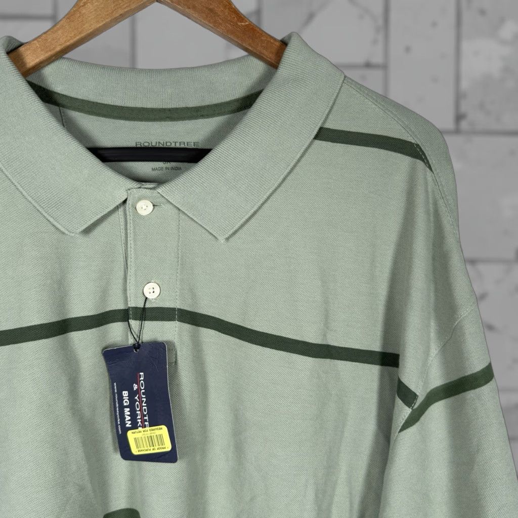 Roundtree & Yorke NWT Roundtree & Yorke Polo Shirt Blue 3XL Mens Casual Shirt Regular Fit Size US XXL / EU 58 / 5 - 1 Thumbnail
