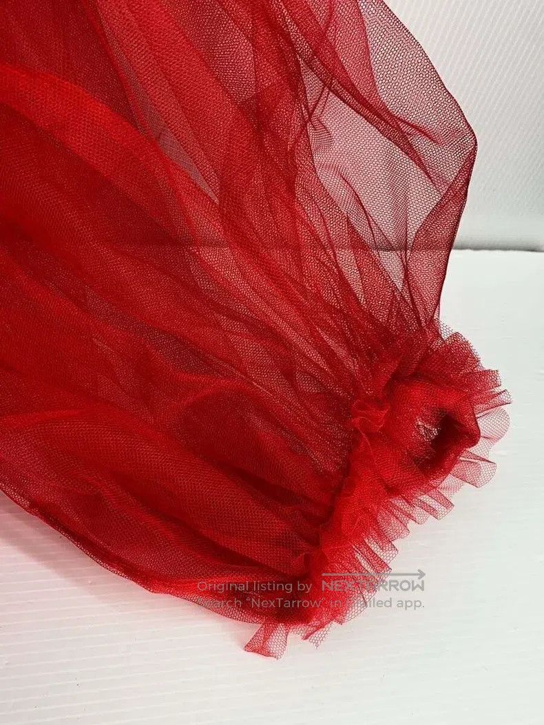 Comme des Garcons Comme des Garcons Red vintage lace top Size S / US 4 / IT 40 - 7 Thumbnail