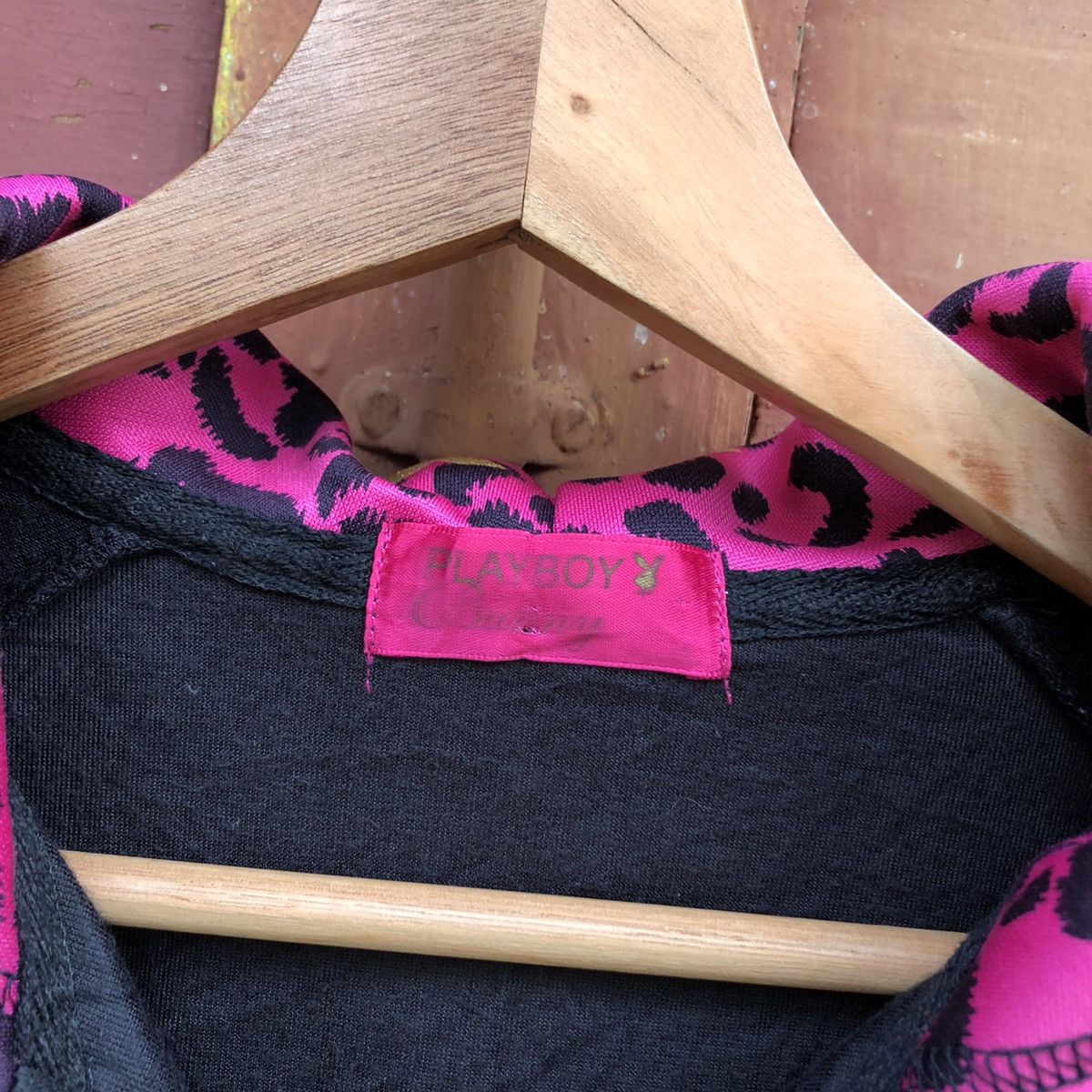 Playboy Very Rare! Vintage 90s Playboy logo velvet Sweater 🍒 Size L / US 10 / IT 46 - 7 Thumbnail