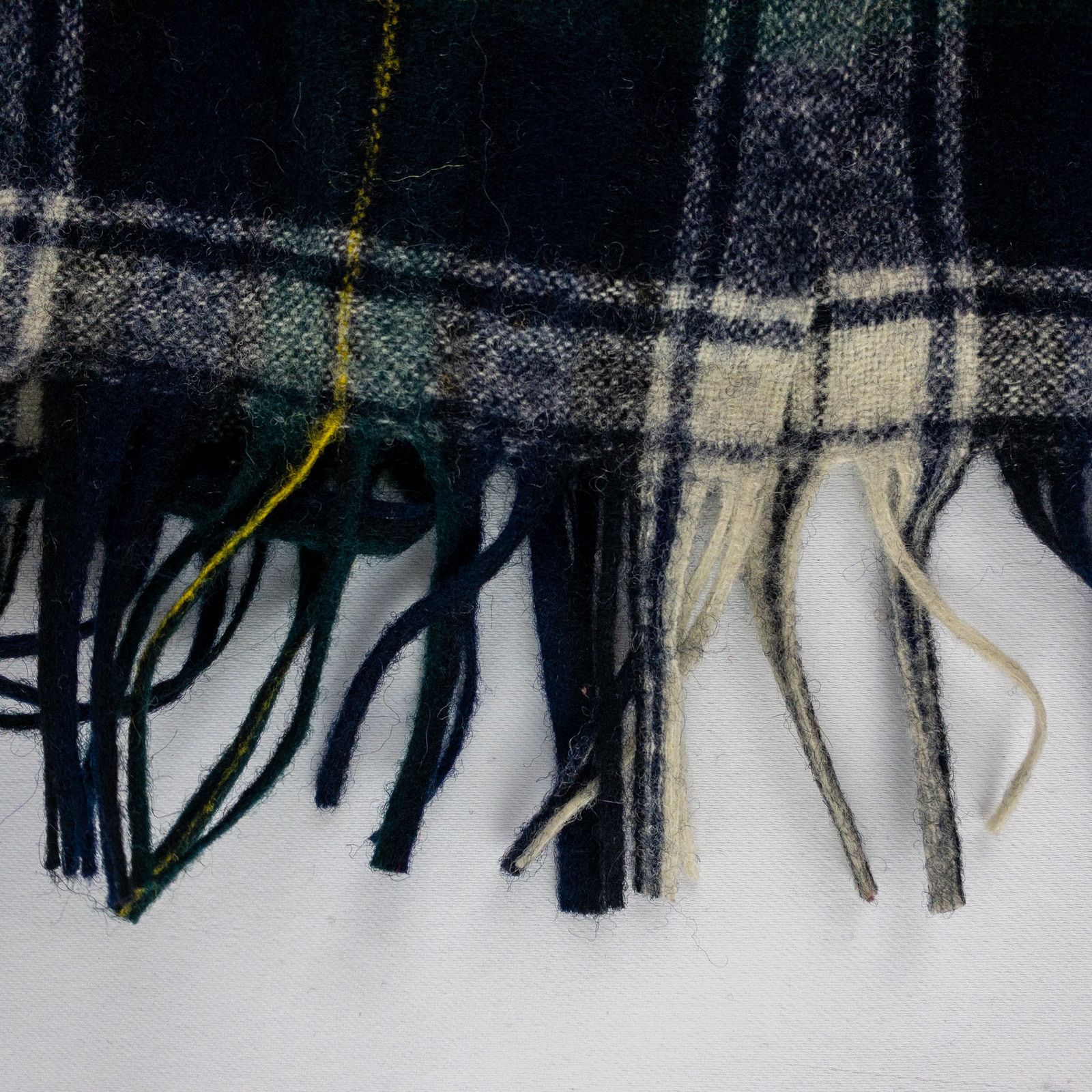 Pendleton Pendleton Vintage Blue White Plaid Scarf Unisex One Size Size ONE SIZE - 7 Thumbnail