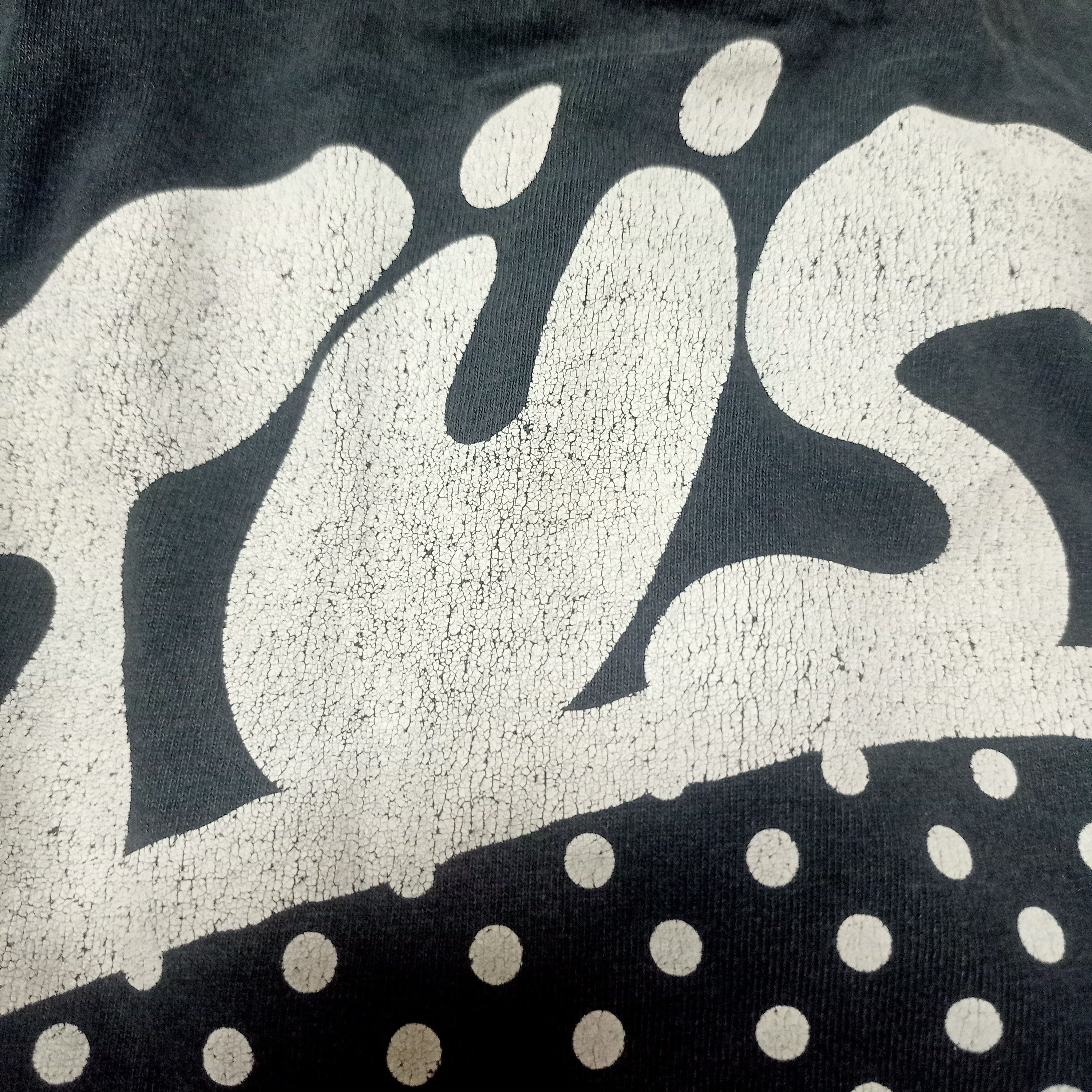 Band Tees × Stussy Distressed Stussy worldwide big logo tshirt Size US L / EU 52-54 / 3 - 6 Thumbnail