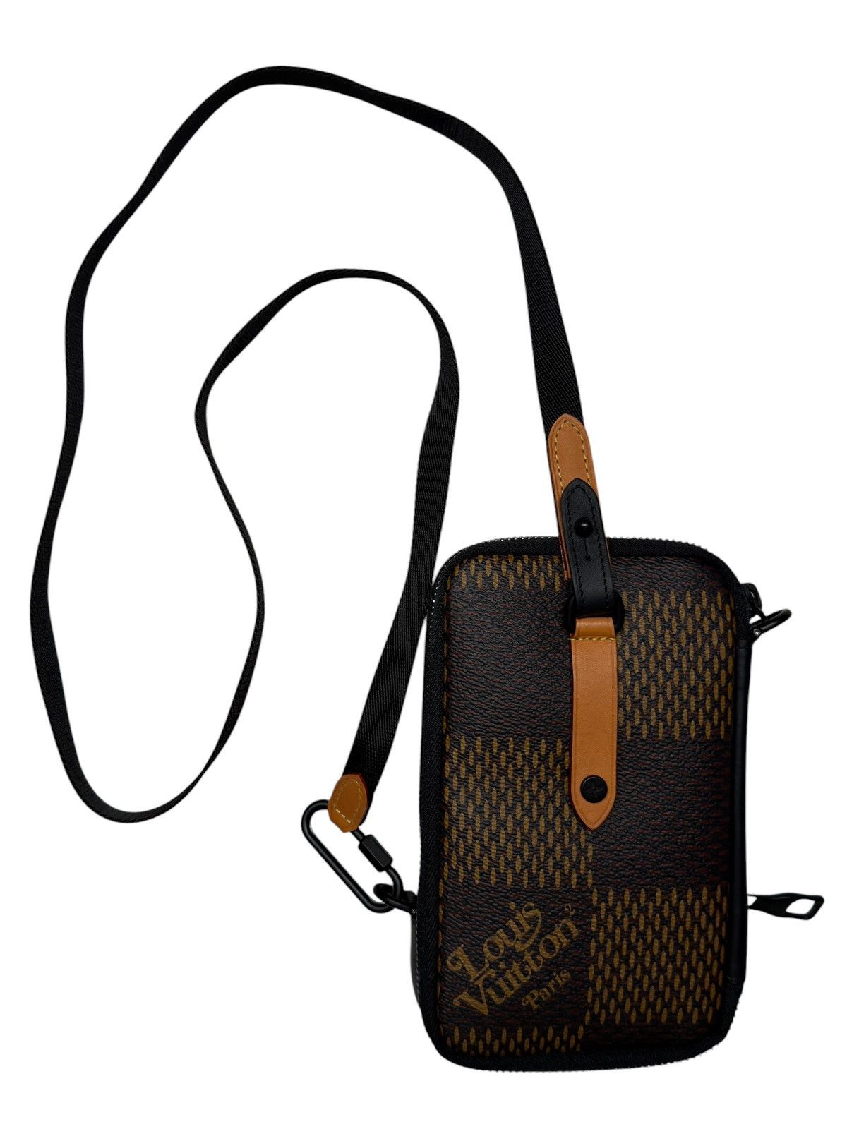 Louis Vuitton × Nigo Louis Vuitton x Nigo Damier Ebene Giant Tortoise Side Bag Size ONE SIZE - 6 Thumbnail