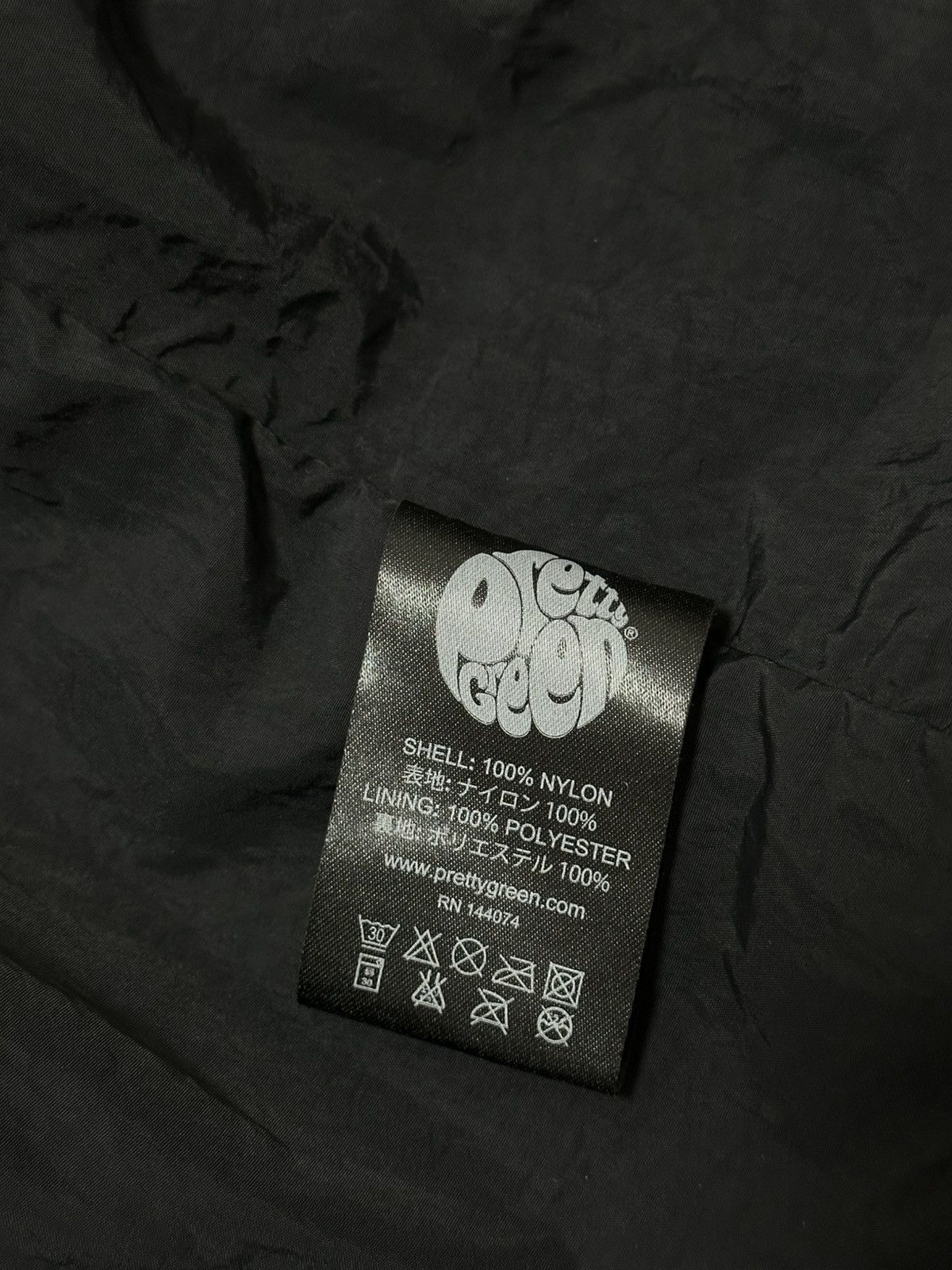 Pretty Green Pretty Green Black Windbreaker Jacket Men’s Size XL Size US XL / EU 56 / 4 - 8 Thumbnail