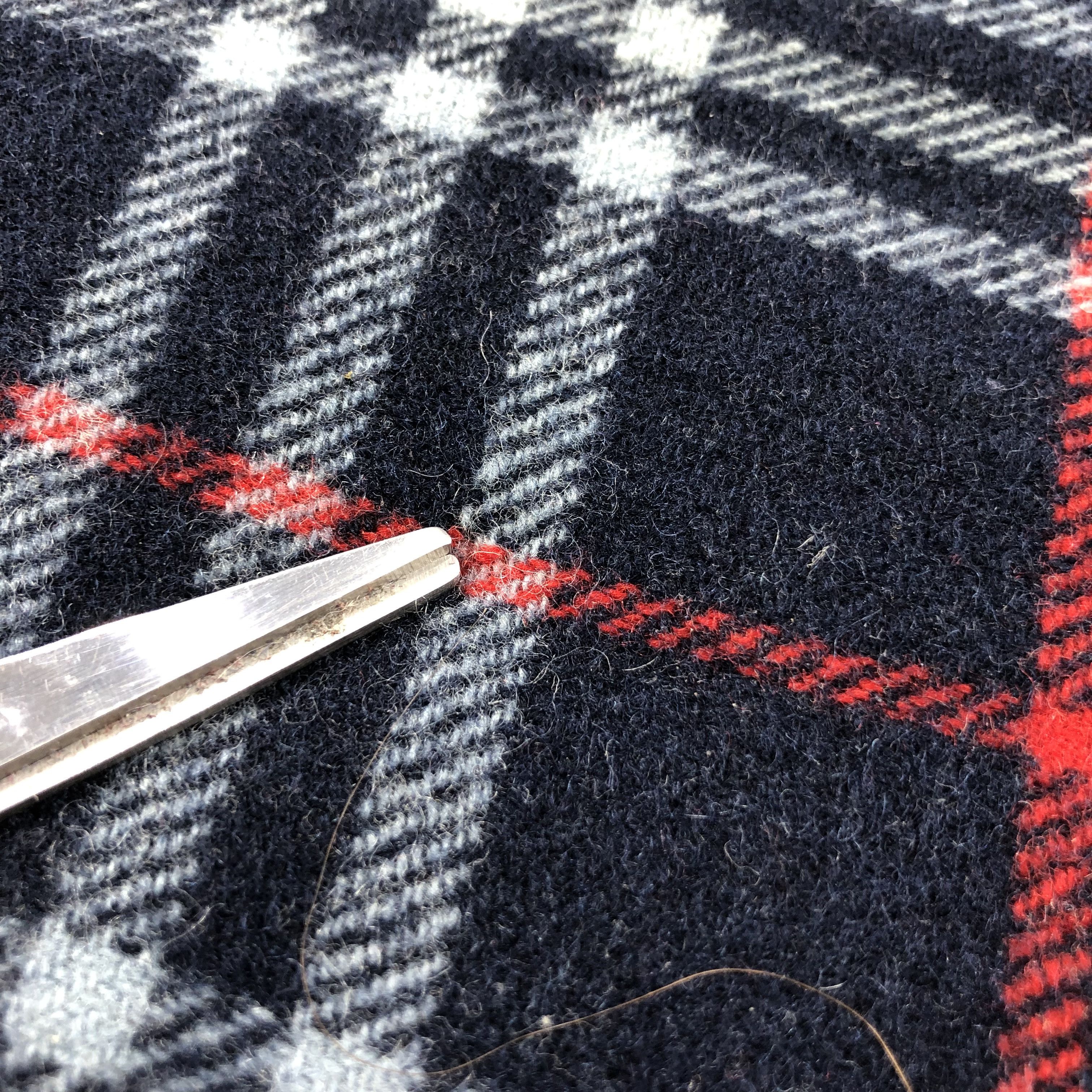 Burberry Burberrys Nova Check Blue Wool Scarf Muffler V647 Size ONE SIZE - 8 Thumbnail