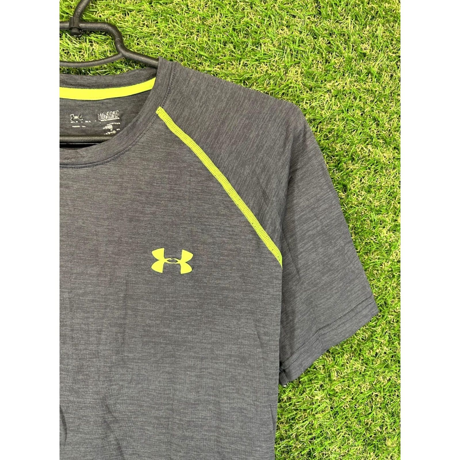 Under Armour Under Armour HeatGear Men Training Compression Shirt Jersey M Gray Short Sleeve Shirt Mens Sports T-Shirt Size US M / EU 48-50 / 2 - 5 Thumbnail
