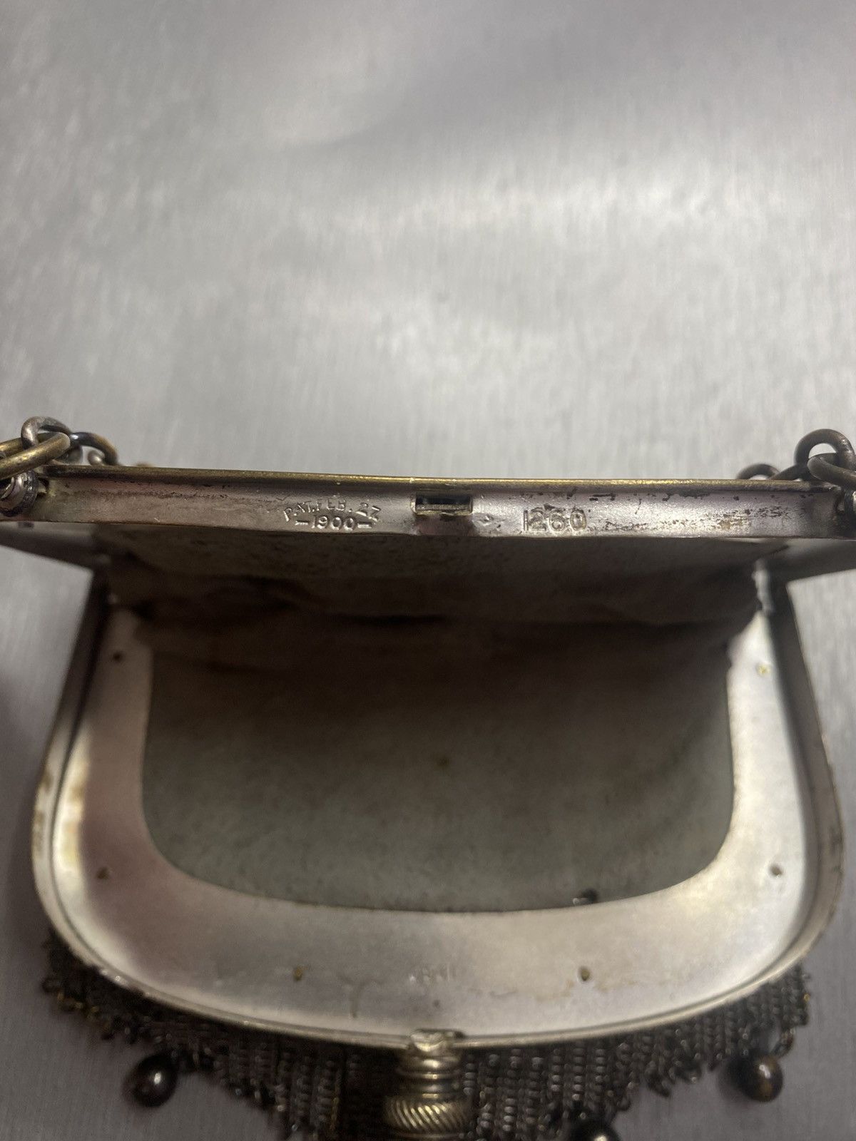Antique Rivet Vintage Metal Mesh Wallet Antique Mesh Bag Size ONE SIZE - 6 Thumbnail