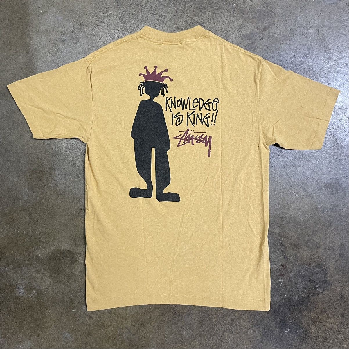 Made In Usa × Stussy × Vintage Vintage 90s Stussy “Knowledge is 
