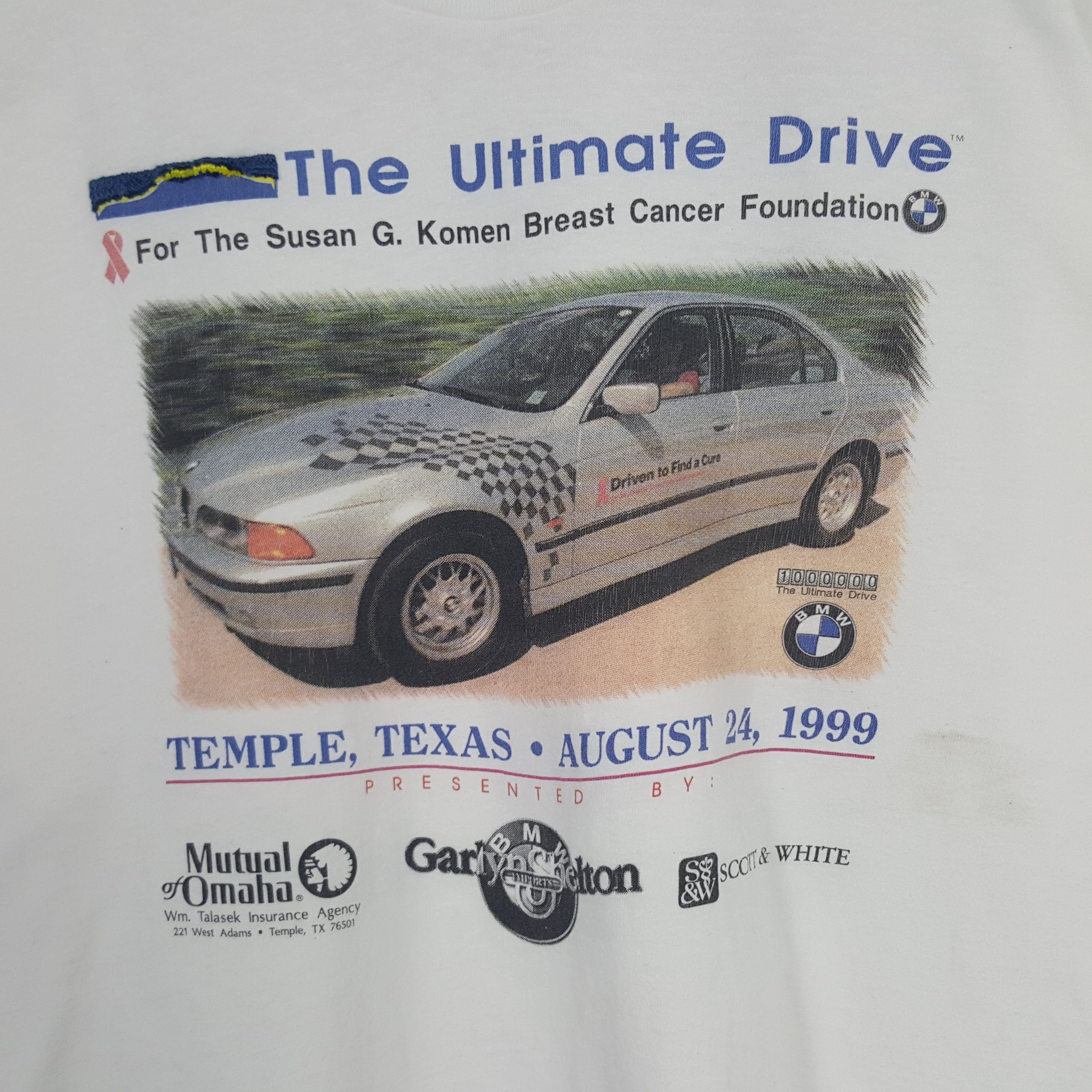 BMW × Vintage Vintage 90's BMW Garlyn Shelton Racing Classic Car Tshirt Size US L / EU 52-54 / 3 - 2 Thumbnail