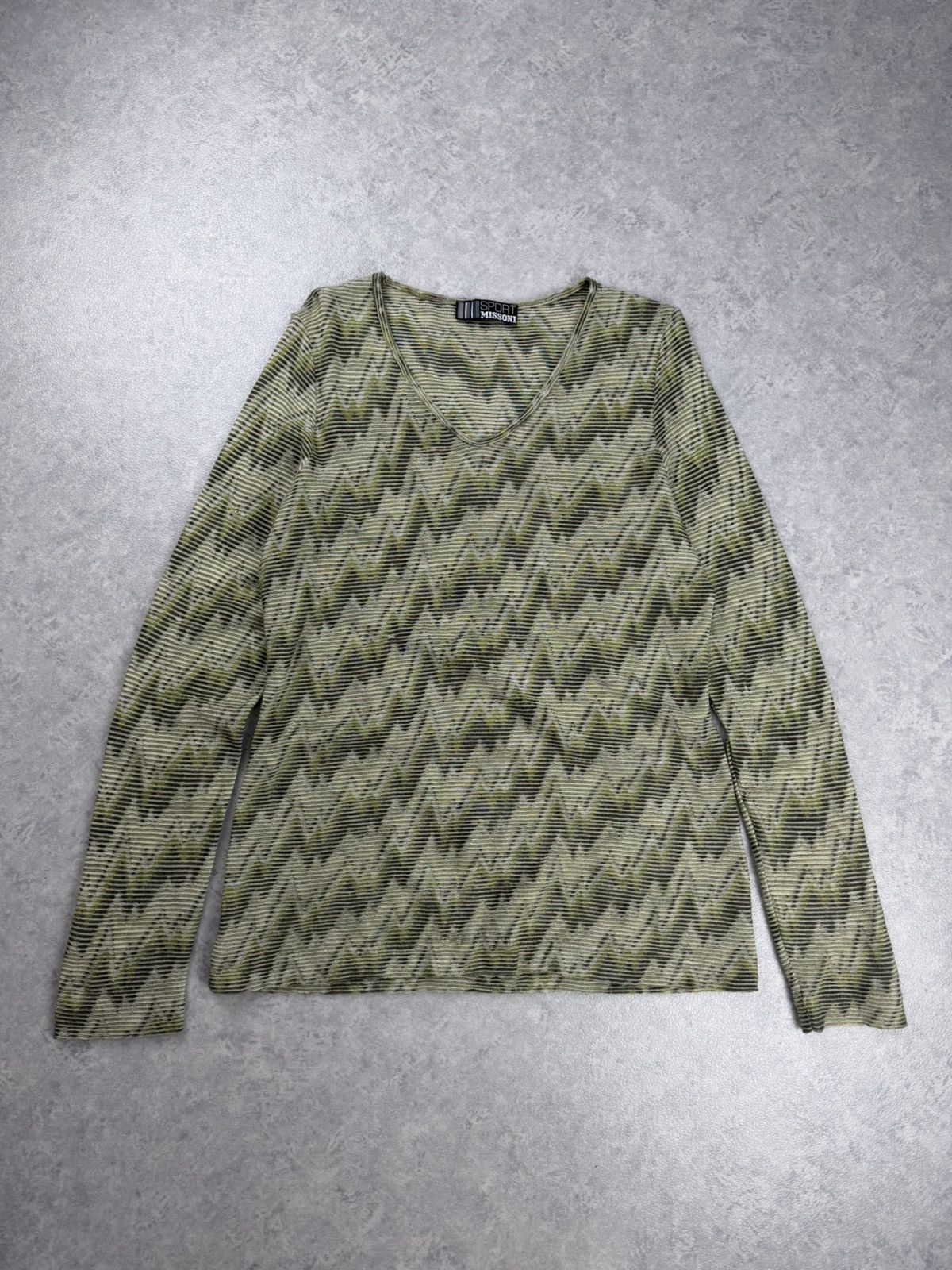 Missoni Vintage Missoni Sport Knit Long Sleeve Jumper Size M-L Size M / US 6-8 / IT 42-44 - 1 Thumbnail