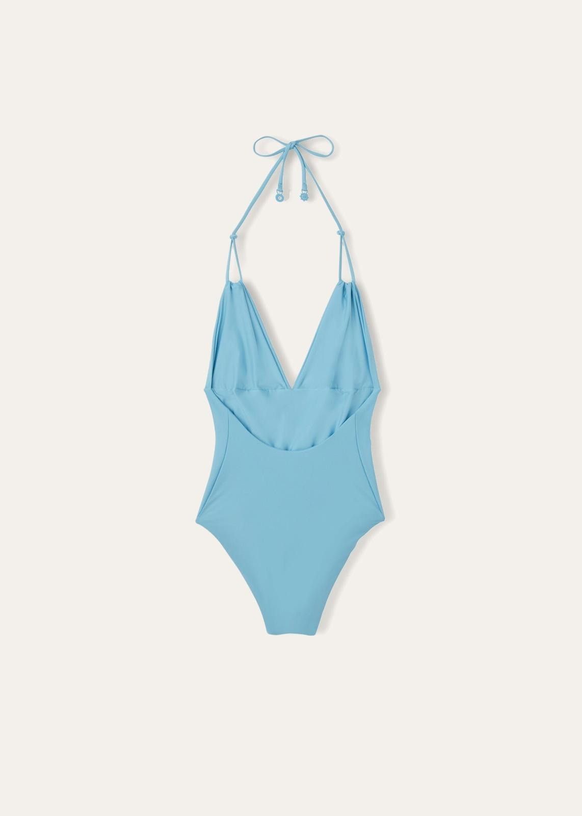 Loro Piana o1srvl11e0725 FAN0873 One-piece Swimsuit in Light Blue Size XS / US 0-2 / IT 36-38 - 2 Thumbnail