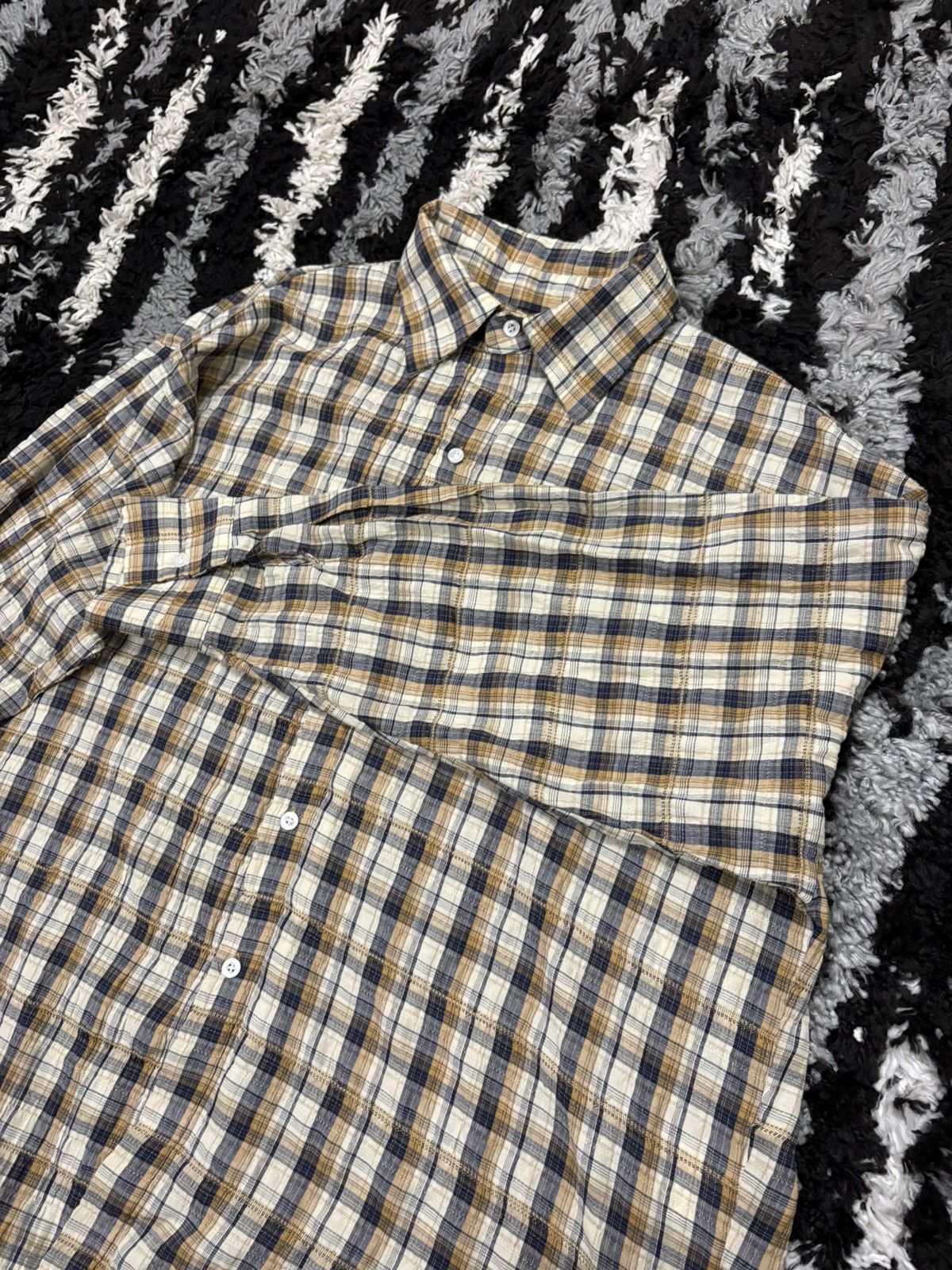 Japanese Brand Attention world wide wear korean brand oversized shirt Size US L / EU 52-54 / 3 - 6 Thumbnail