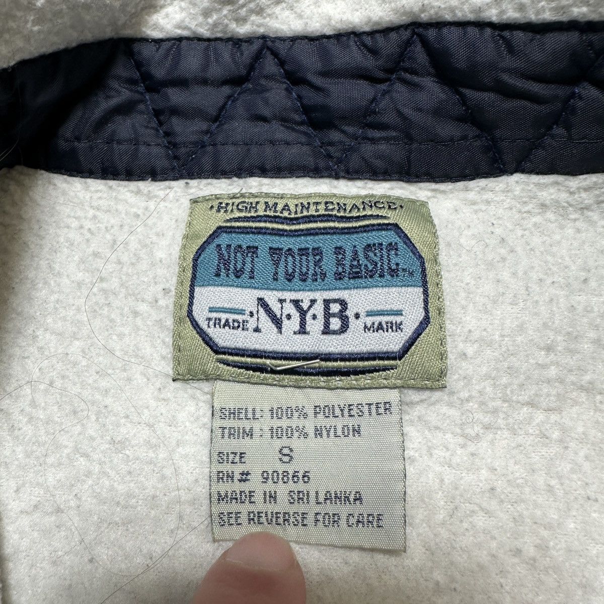 Vintage Vintage Not Your Basic fleece shirt Size US S / EU 44-46 / 1 - 4 Thumbnail