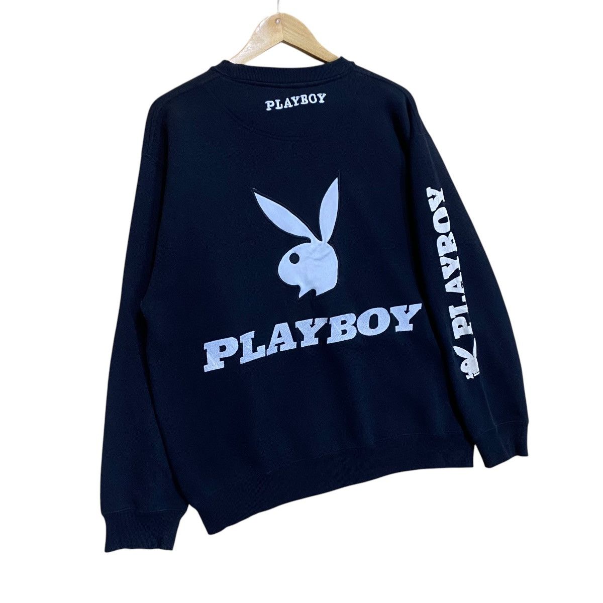 Japanese Brand × Playboy × Vintage Vintage Playboy Big Logo Crewneck Sweatshirt Size US M / EU 48-50 / 2 - 2 Thumbnail