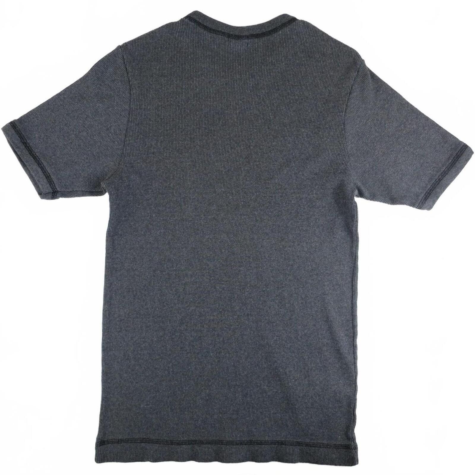 BKE BKE Short Sleeve Gray Ribbed Crew Neck Shirt Men's Small Size US S / EU 44-46 / 1 - 4 Thumbnail