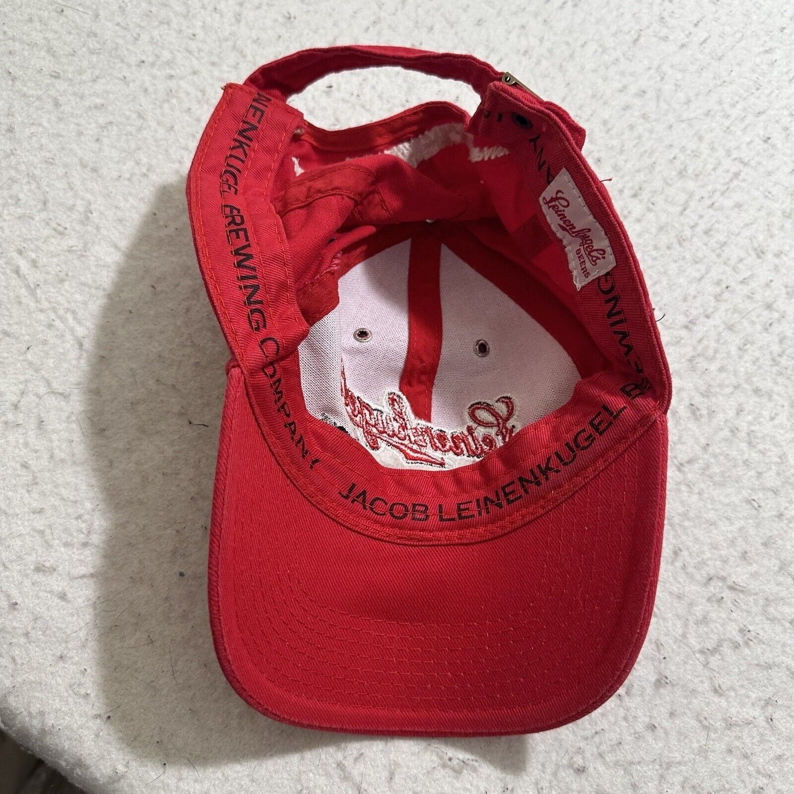 Other Leinenkugel Beers Red White Baseball Hat Embroidered Cap Size ONE SIZE - 9 Thumbnail