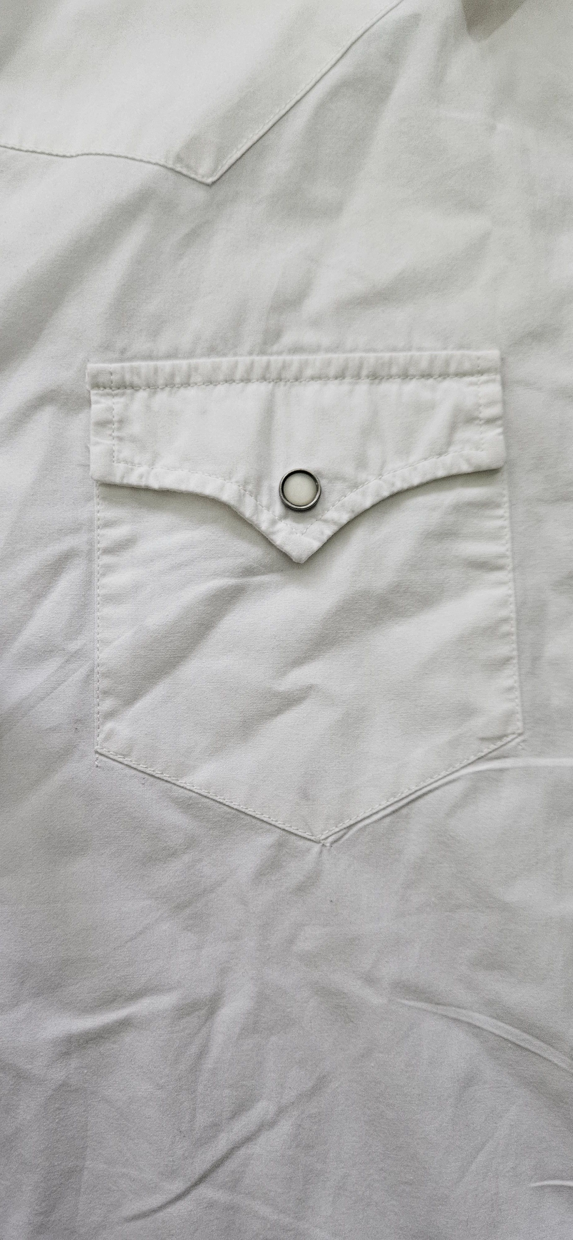 Denim & Supply Ralph Lauren Denim & Supply Ralph Lauren Shirt Mens G/L White Pearl Snap Size US L / EU 52-54 / 3 - 7 Thumbnail