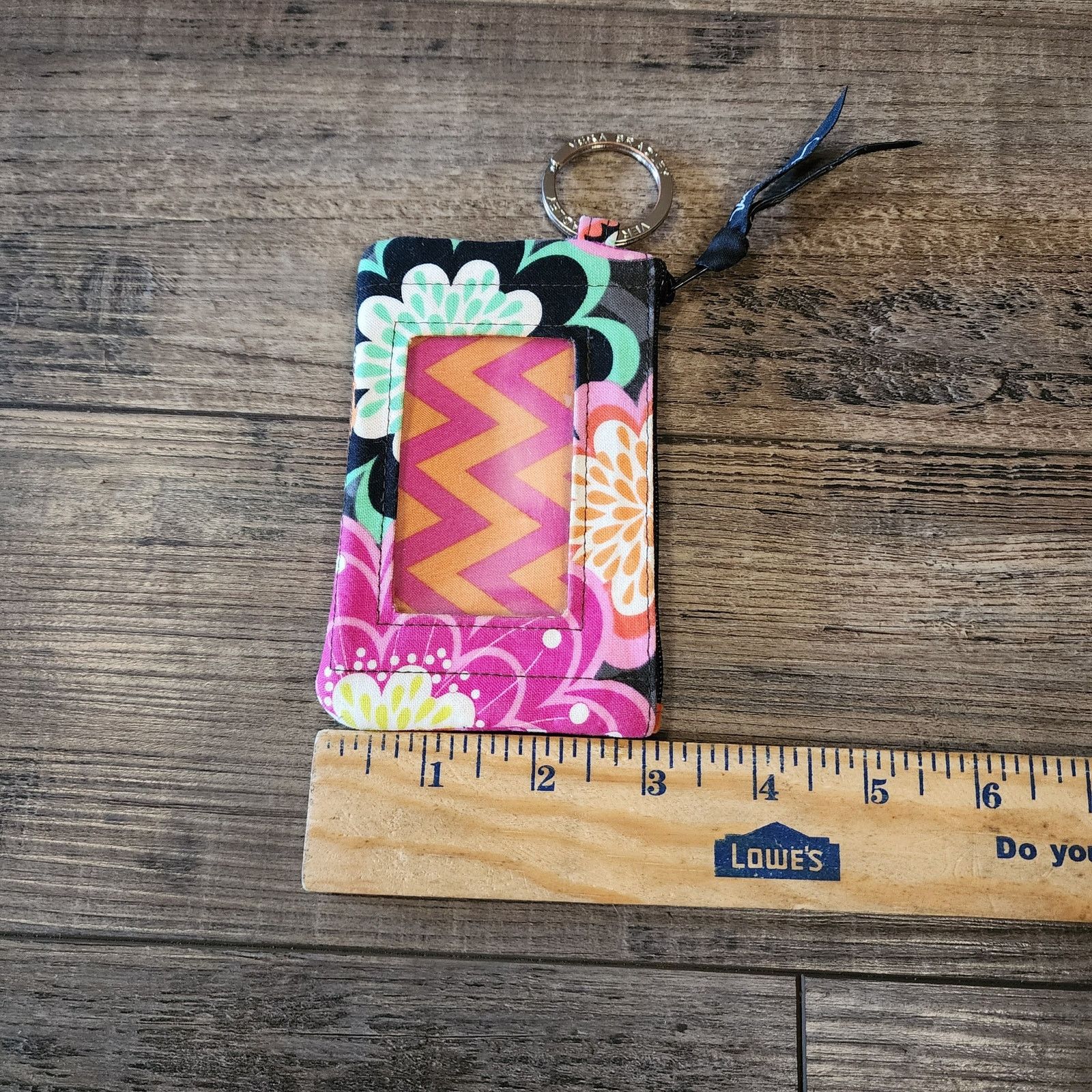 Vera Bradley Vera Bradley ID wallet pouch with key ring b43 Size ONE SIZE - 6 Thumbnail