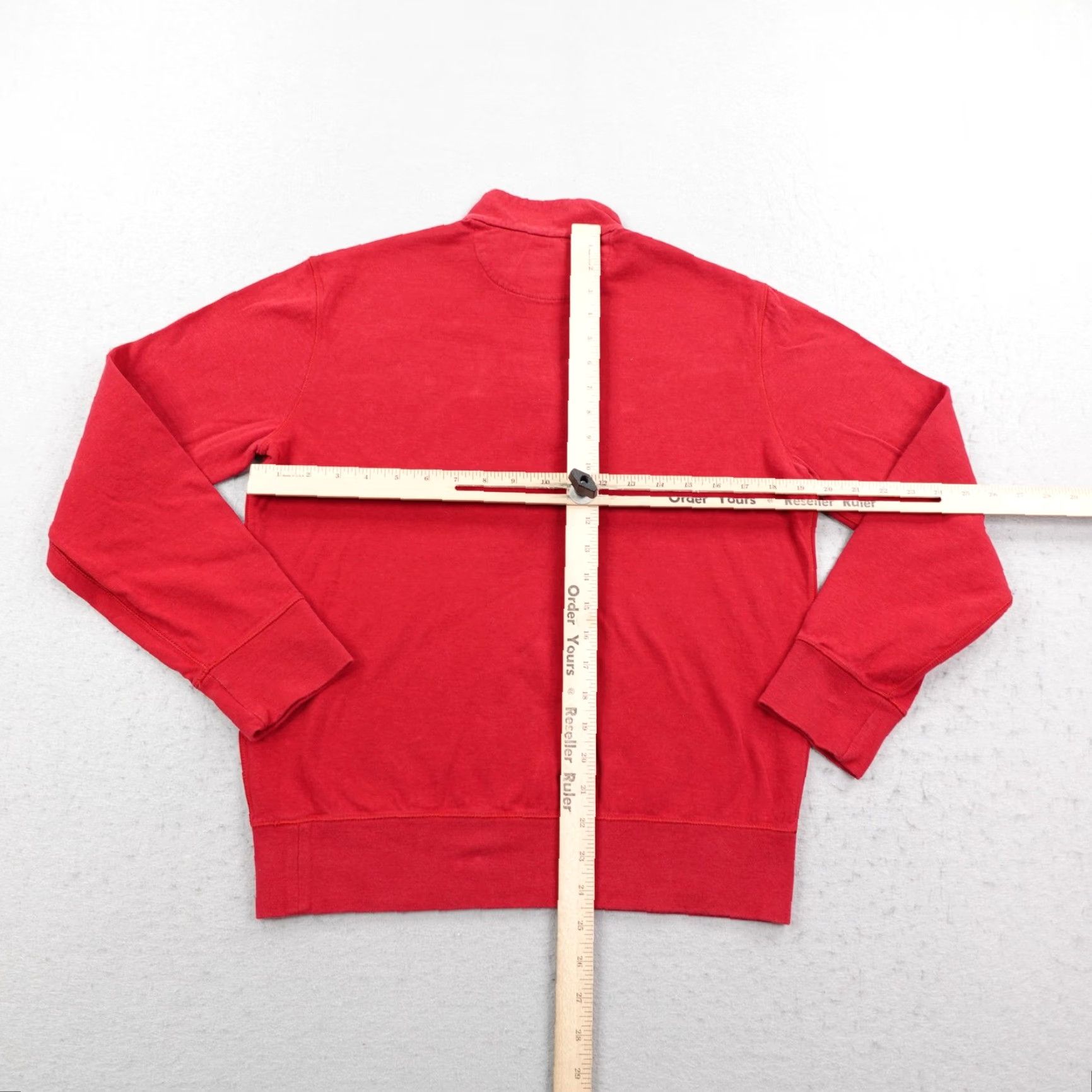 Polo Ralph Lauren Polo Ralph Lauren Sweater Mens Small Red 1/4 Zip Performance Pullover Blue Pony Size US S / EU 44-46 / 1 - 4 Thumbnail