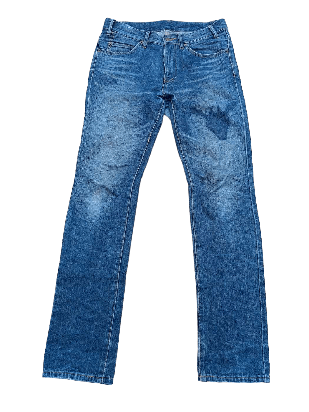 image of Issey Miyake Very Vintage Tsumori Chisato Whiskers Faded Denim in Denim Blue, Men's (Size 32)