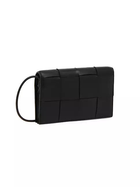 Bottega Veneta o1loc1c0824 Size: OS / Wallet On Strap in Black Size ONE SIZE - 2 Thumbnail
