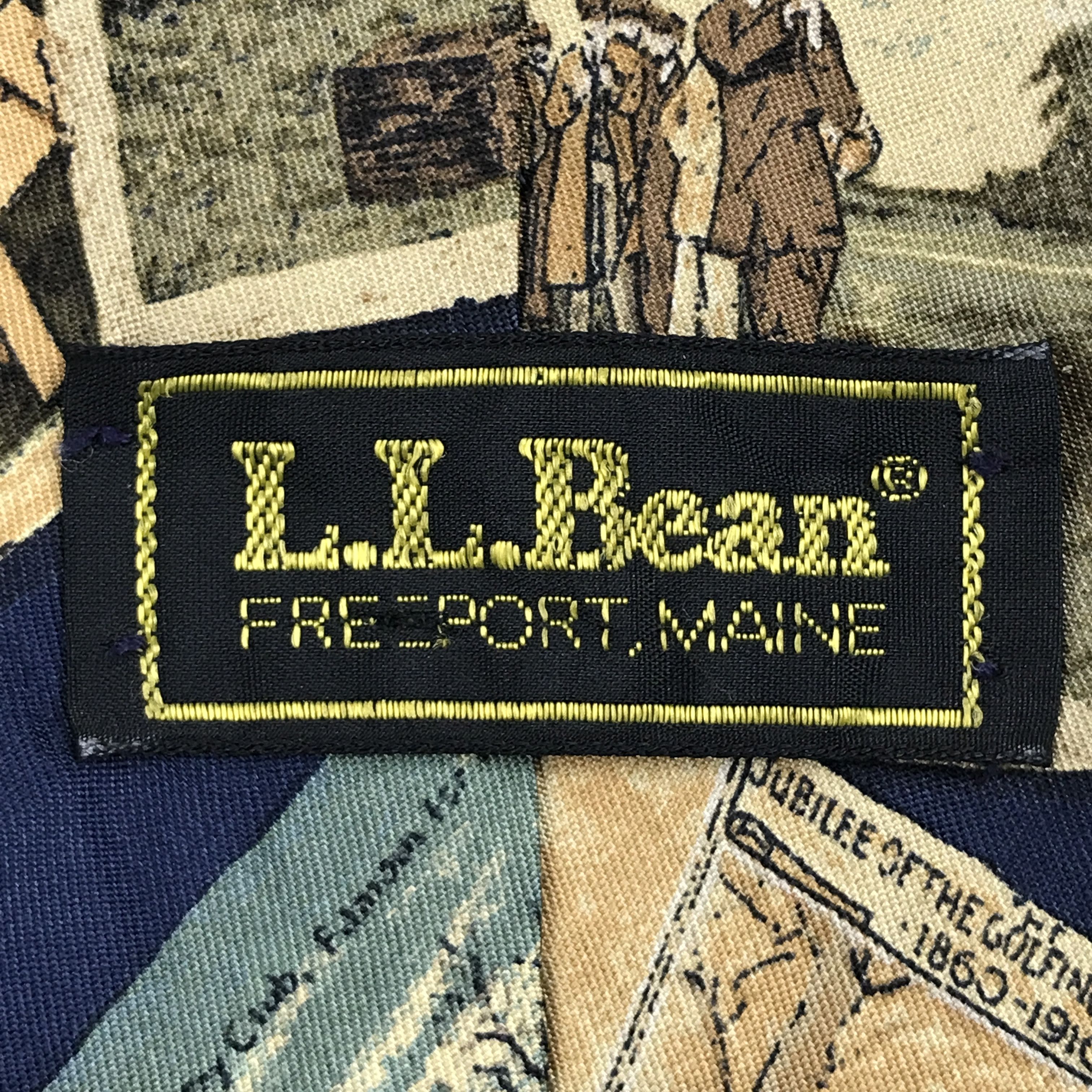 L.L. Bean × Vintage Vintage L.L Bean Silk Necktie Size ONE SIZE - 6 Thumbnail