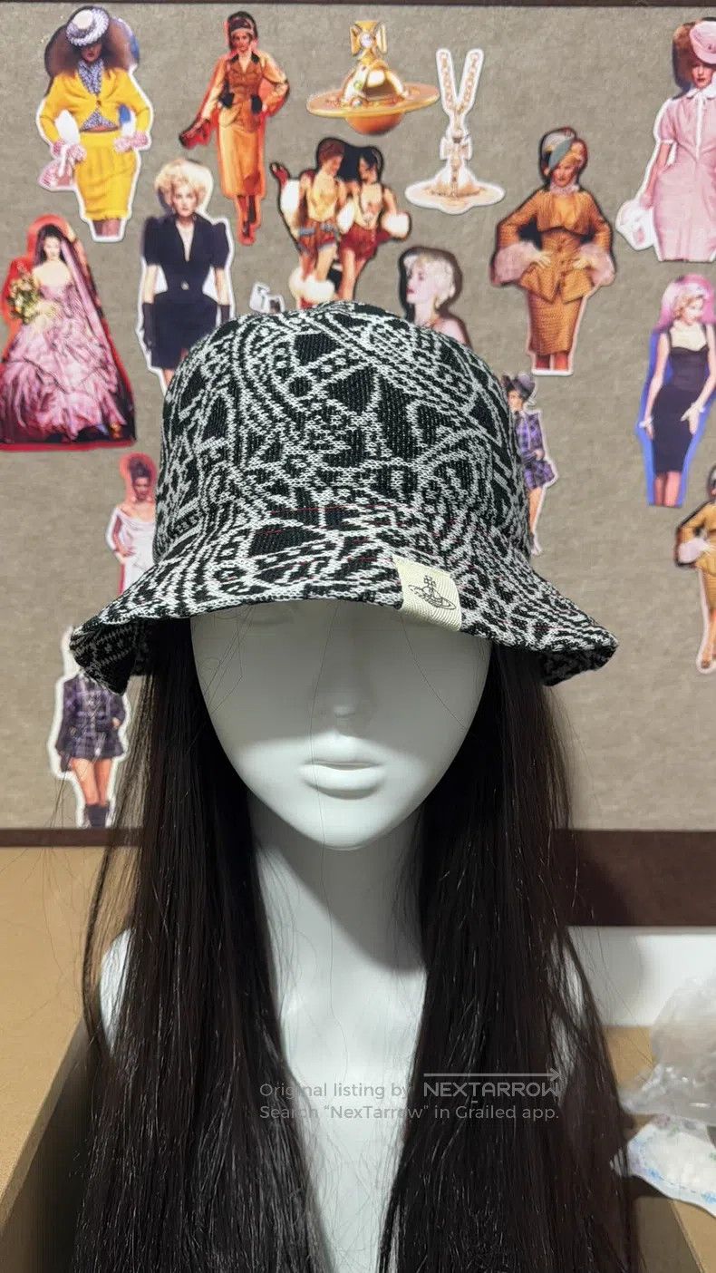 Vivienne Westwood Vivienne Westwood Full Saturn Logo Fisherman's Hat Size ONE SIZE - 1 Thumbnail