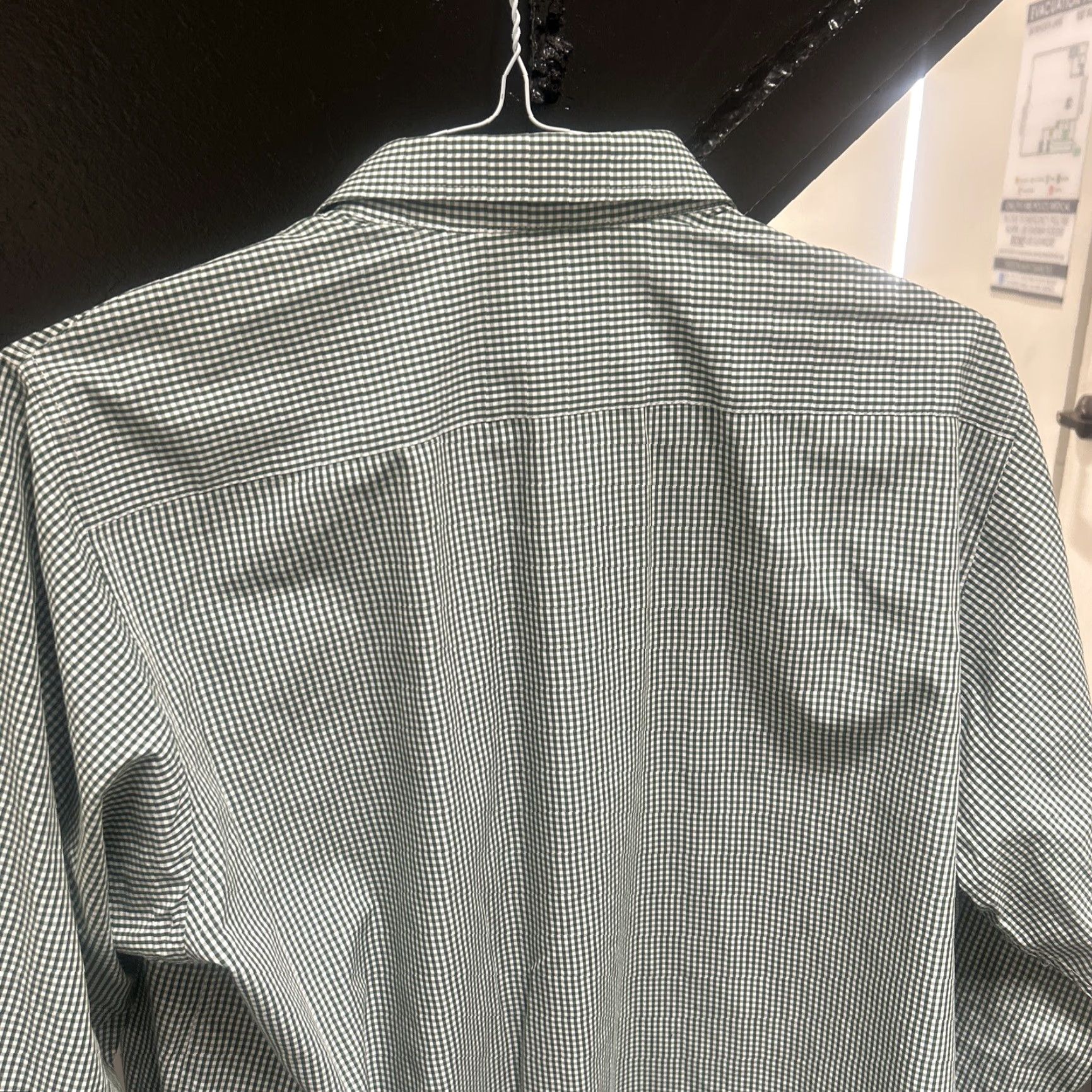 Vintage VINTAGE Bindle & Keep Dress Shirt Men 16.5 33 Green Check Casual Formal Luxury Regular Sleeve Long Shirt Mens Size US XL / EU 56 / 4 - 4 Thumbnail