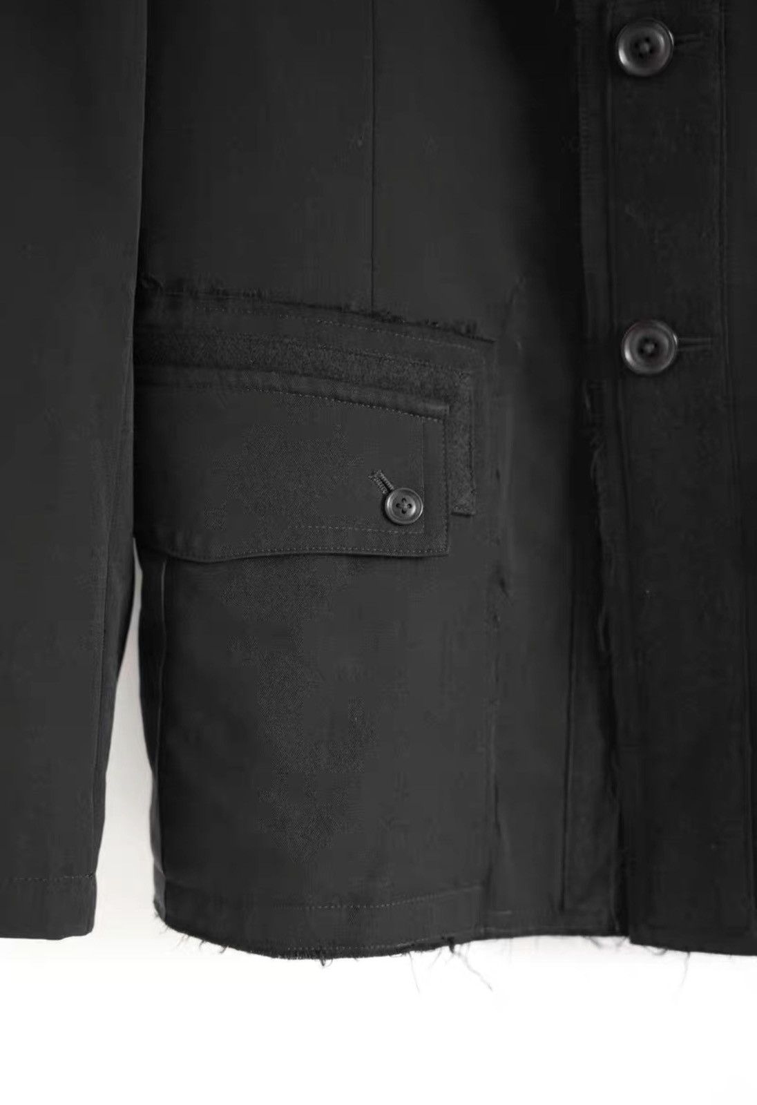Yohji Yamamoto Yohji Yamamoto Patchwork Raw Edge Triple Layer Blazer K4 Size US M / EU 48-50 / 2 - 7 Thumbnail