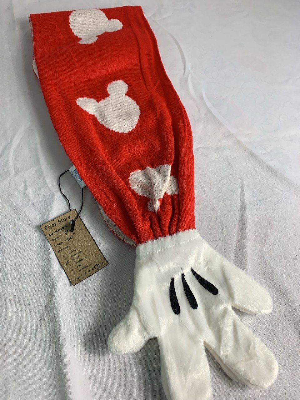 Disney Mickey Mouse Scarf / Muffler / Neckwear Size ONE SIZE - 3 Thumbnail