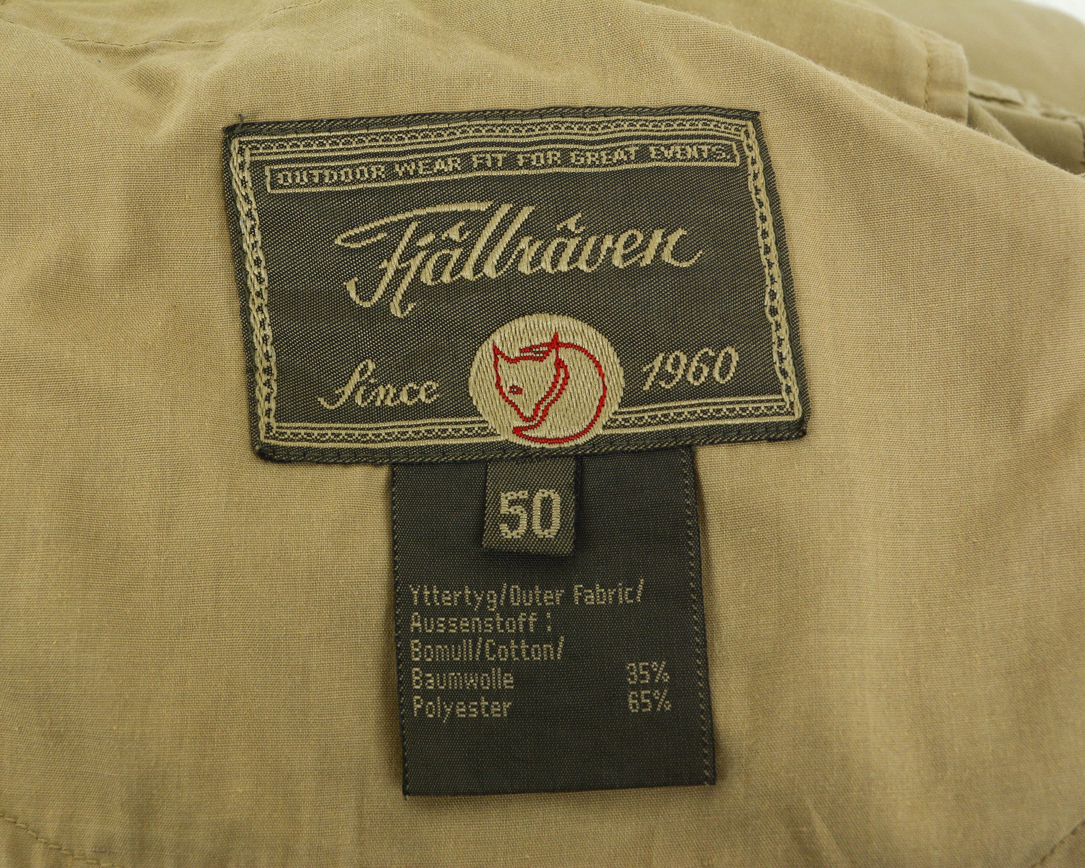 Fjallraven Zip Off waxed Pants 50 size W33 W34 trousers M Bushcraft Size US 34 / EU 50 - 7 Thumbnail
