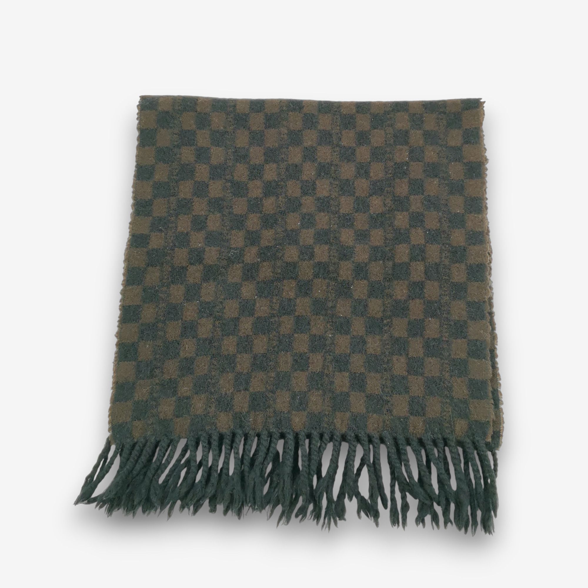 Fendi Vintage FENDI Scarf Fendi Zucca FF Wool Scarves Size ONE SIZE - 2 Thumbnail