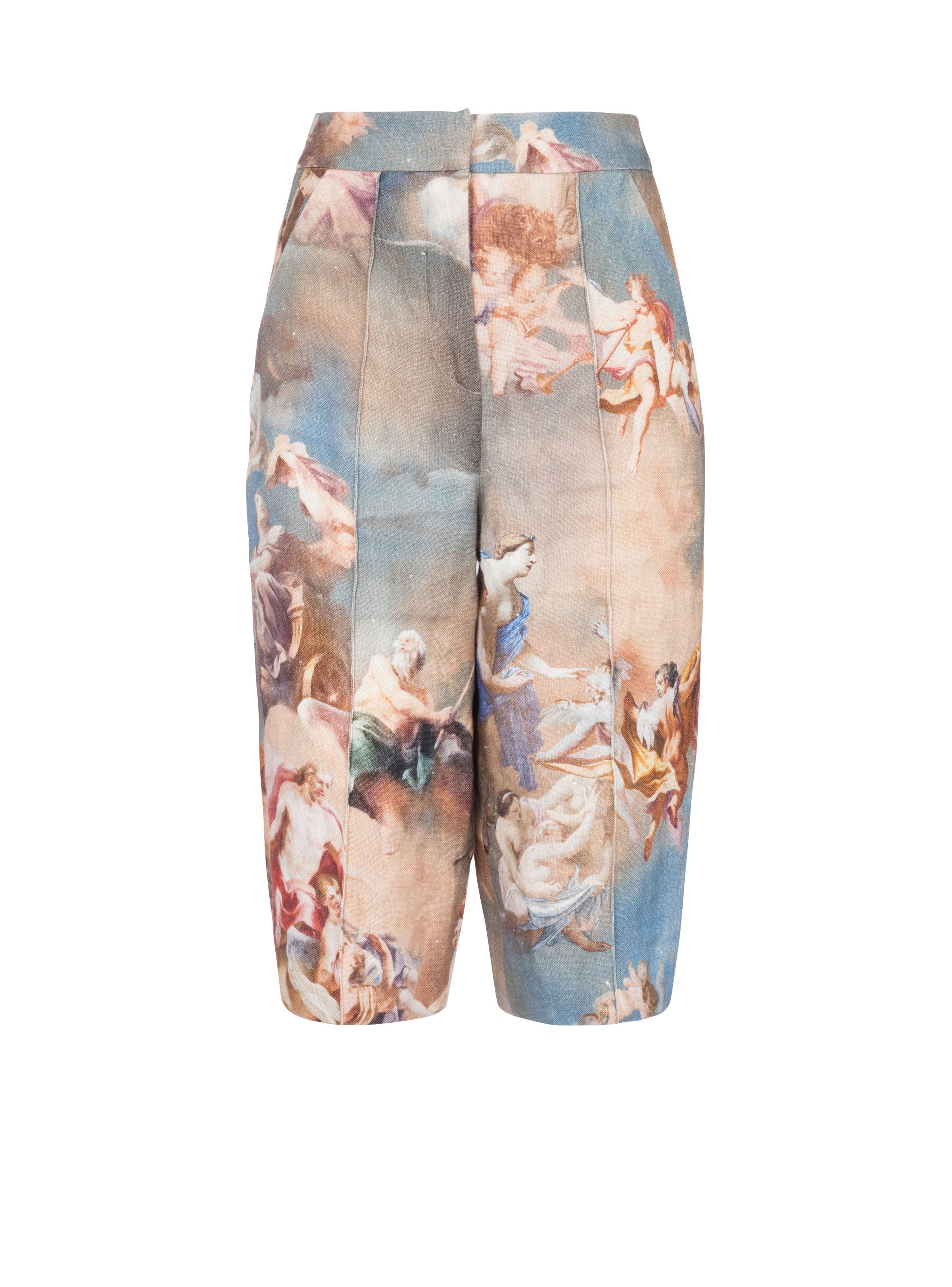 Balmain o1s1rm0624 Bermuda Shorts in Multicolor Size 30" / US 8 / IT 44 - 1 Thumbnail