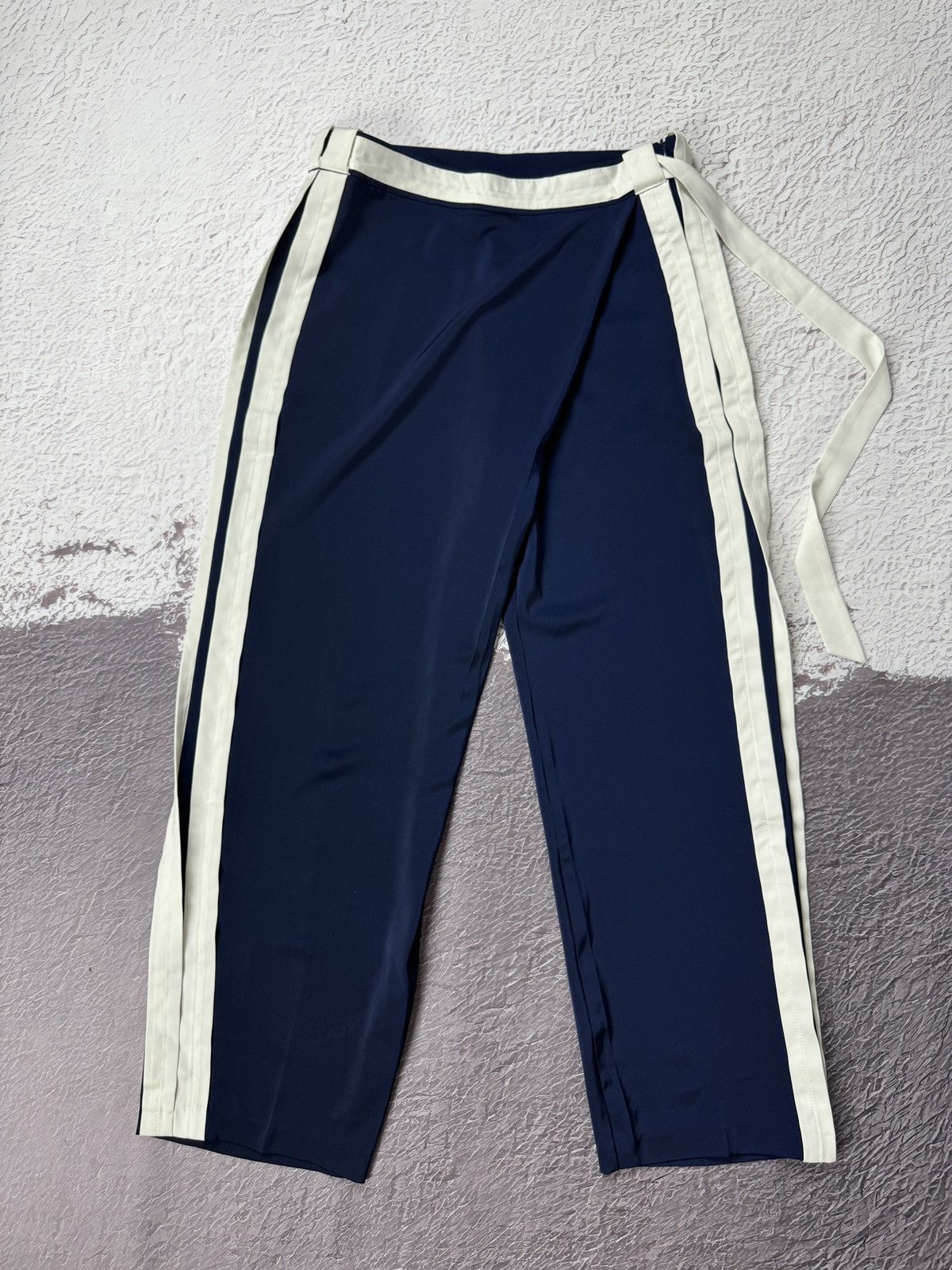Dion Lee DION LEE Trouser Womens Mulberry Silk Navy Blue England Size 30" / US 8 / IT 44 - 3 Thumbnail
