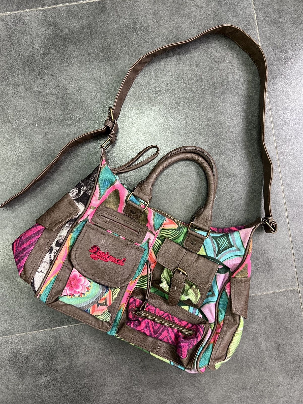 Designer × Desigual Jean Paul Gaultier JPG style Desigual Vintage crazy bag Size ONE SIZE - 3 Thumbnail