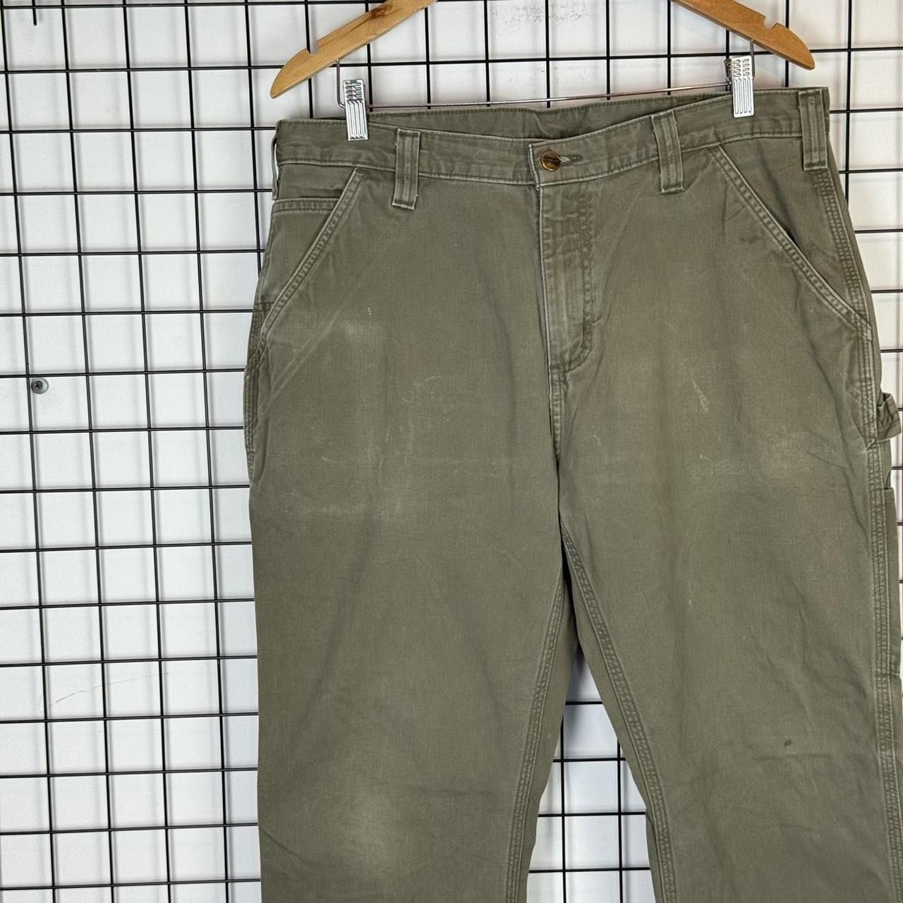 Carhartt Carhartt Blue Cargo Trousers Vintage Workwear Pants Size US 34 / EU 50 - 4 Thumbnail