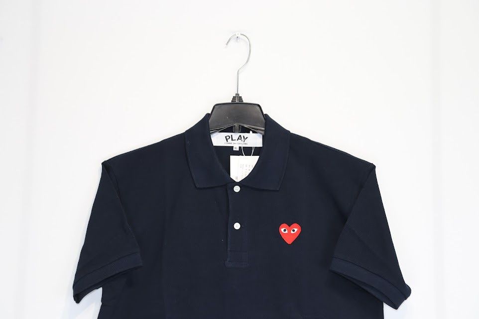 Comme des Garcons o1rshd1 Play Polo Shirt in Navy Size US XL / EU 56 / 4 - 5 Thumbnail