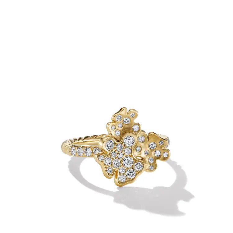 David Yurman o1s1wg111025 R16810D /Size 9 / Petals Cluster Ring in Golden Size ONE SIZE - 1 Thumbnail