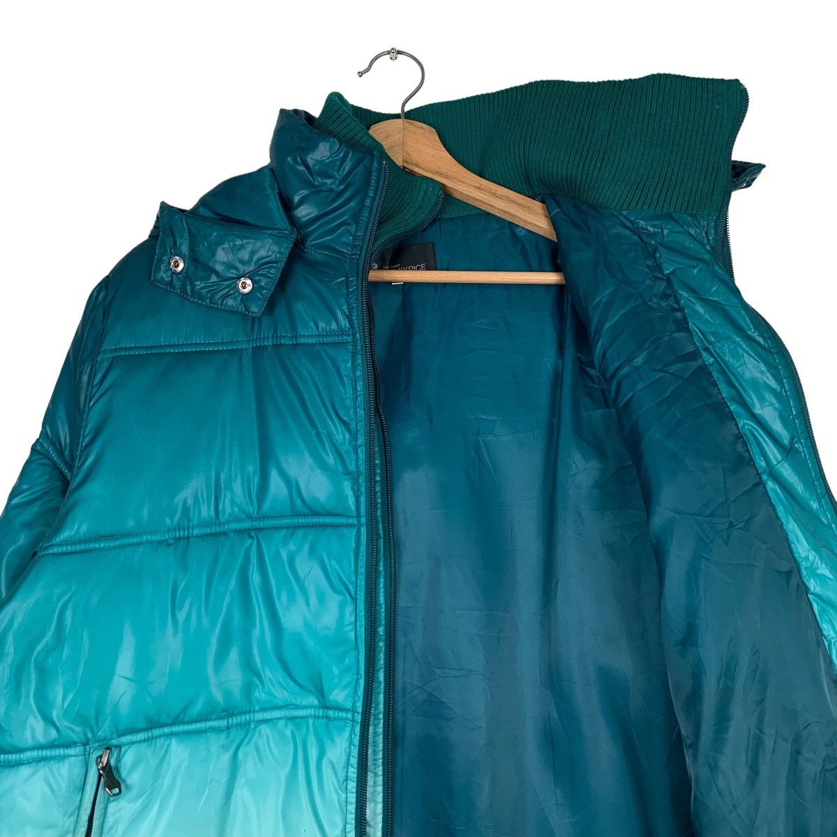Japanese Brand TK MIXPICE Two Tone Puffer Jacket Down Jacket #0406-C19 Size US M / EU 48-50 / 2 - 8 Thumbnail